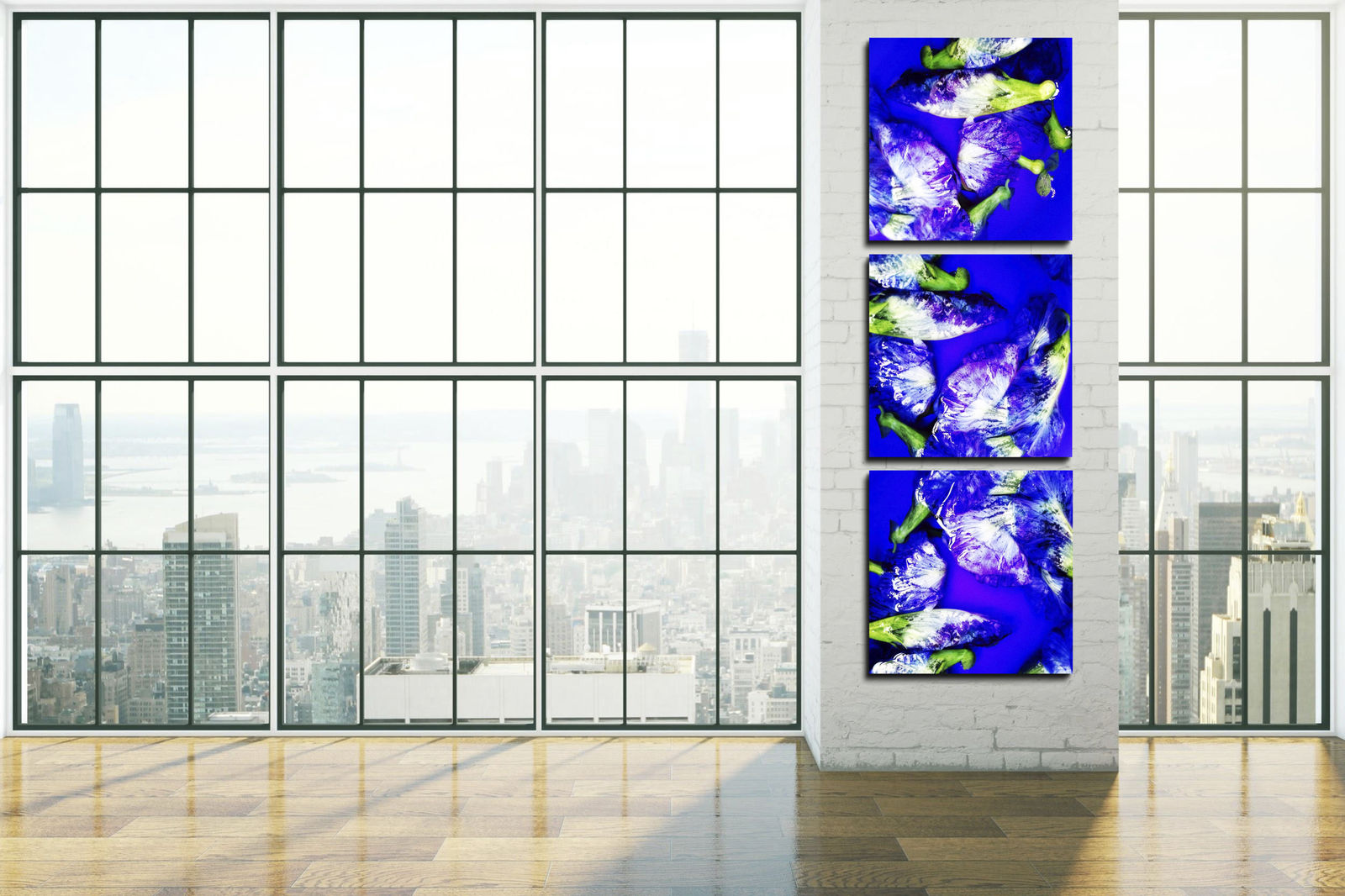 00054 Blue Pea Flower (Clitoria ternatea), 2020