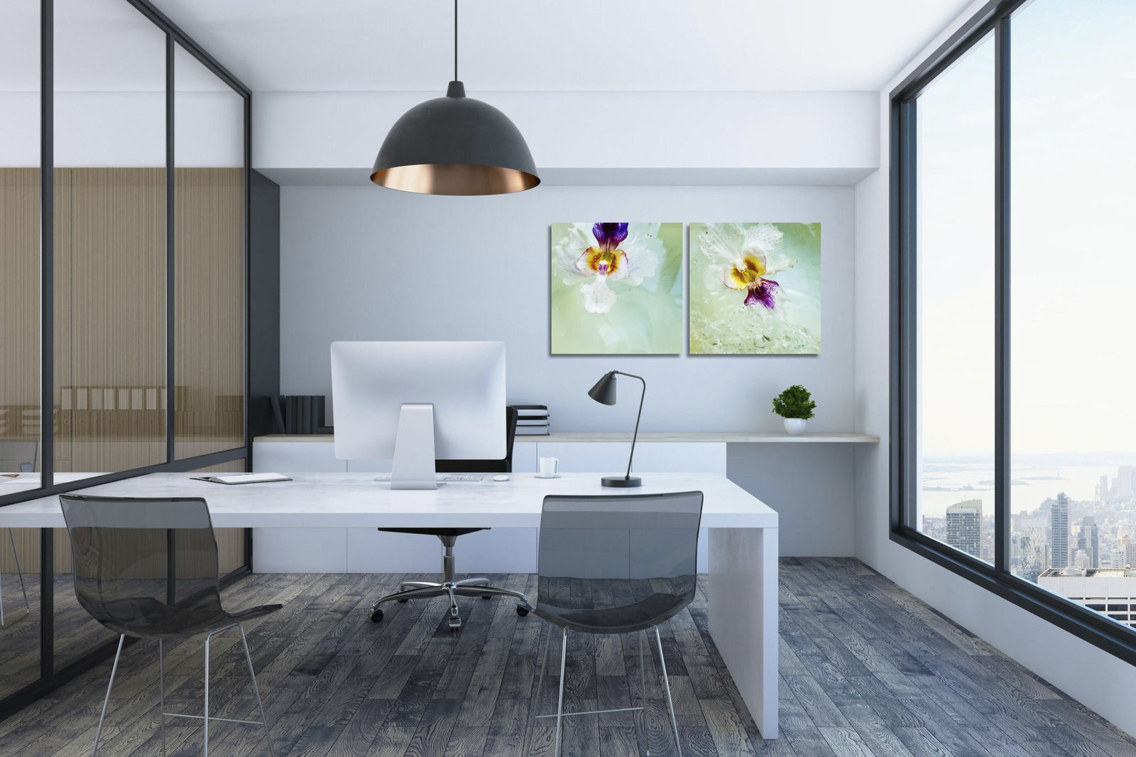 Beauty never fades, No. 1 and No. 2, Papilionanthe Miss Joaquim (Vanda Miss Joaquim), 2020