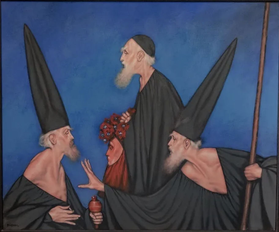 Rafael Coronel, "Los amigos", ca. 2010