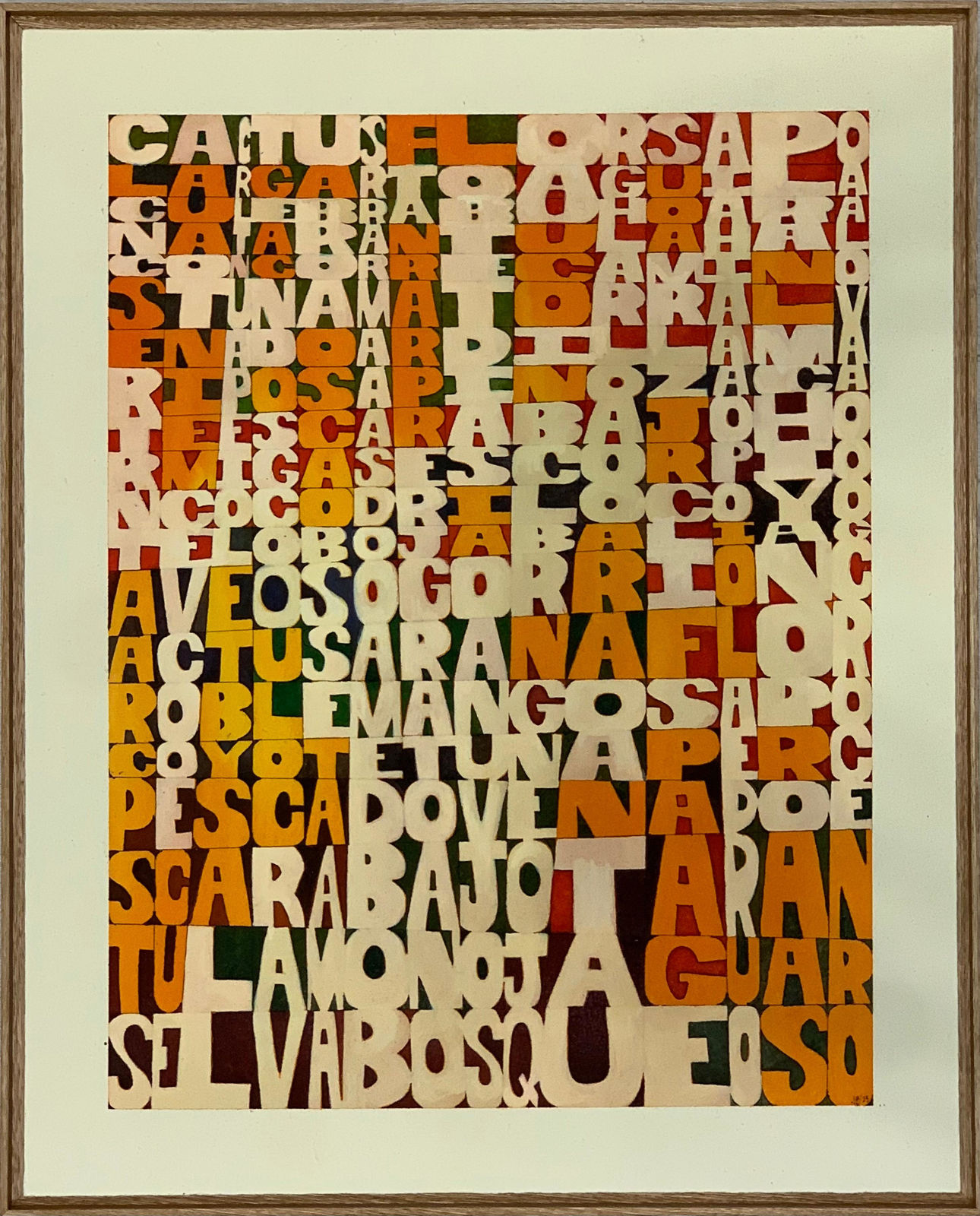 Jeff Blanco, "Árbol de letras", 2025