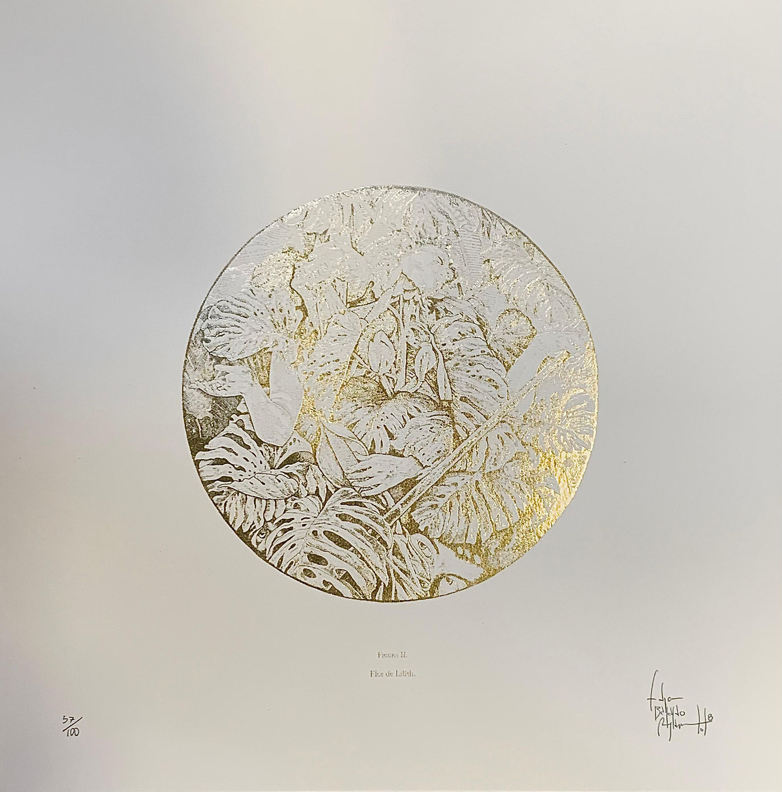 Edgar Bacalao, "Figura II. Flor de Lilith", 2018