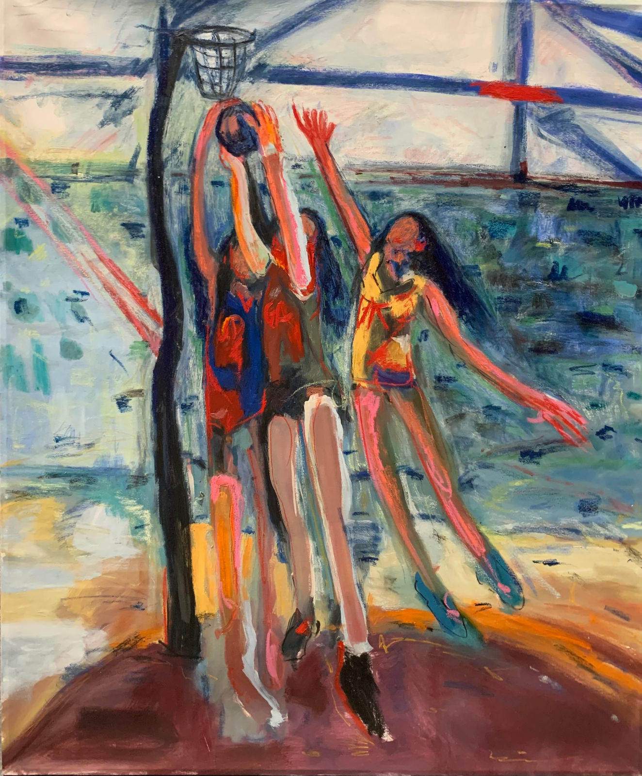 Tori Pounds, "Netball", 2024