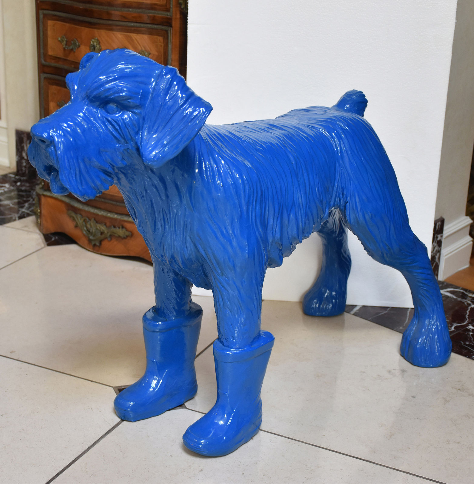 William Sweetlove, Cloned Blue Schnauzer with boots, 2006