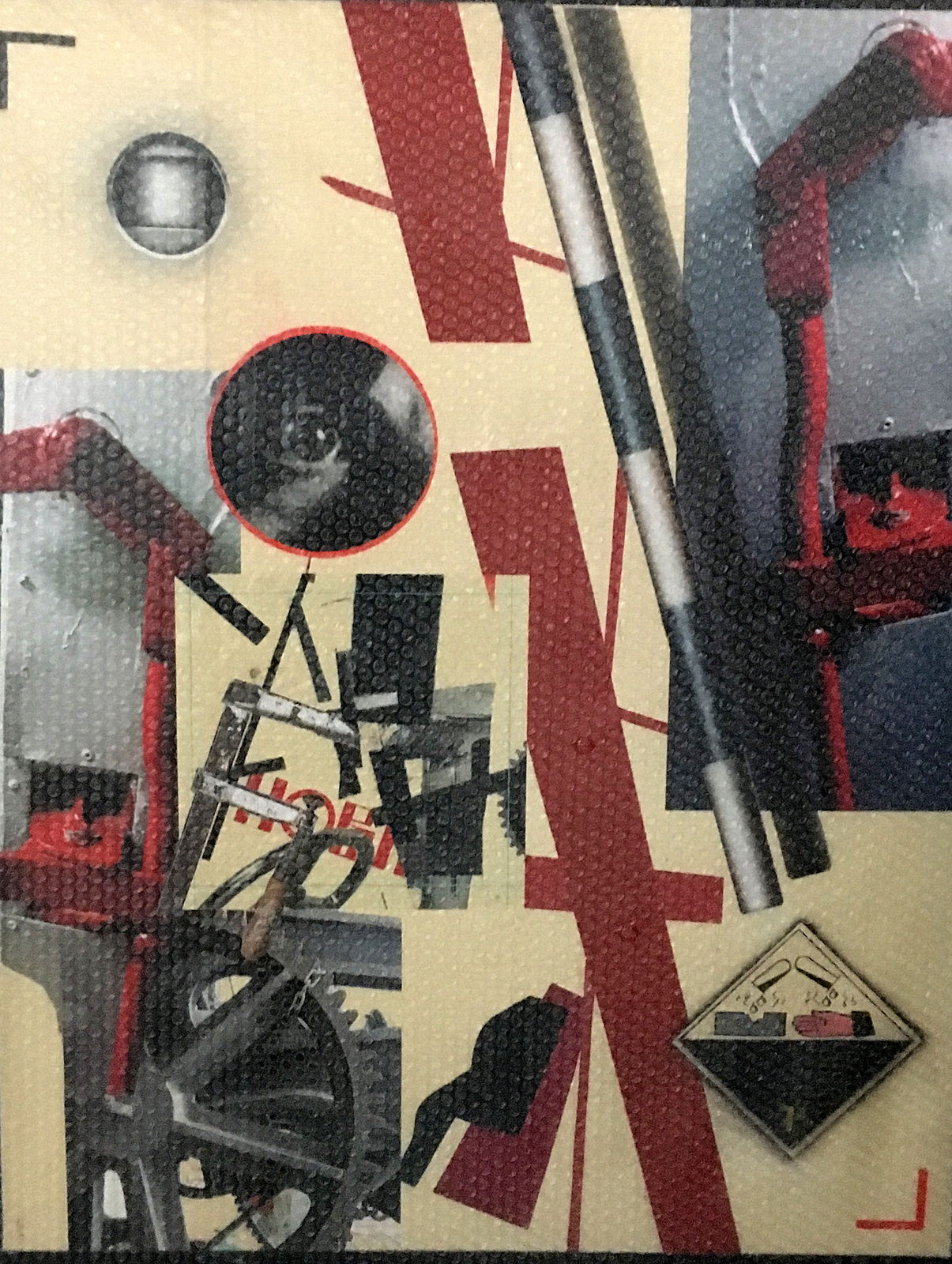 Peter Klasen, HOMMAGE A MALEVITCH - REGARD - CORROSIF – P, 2018