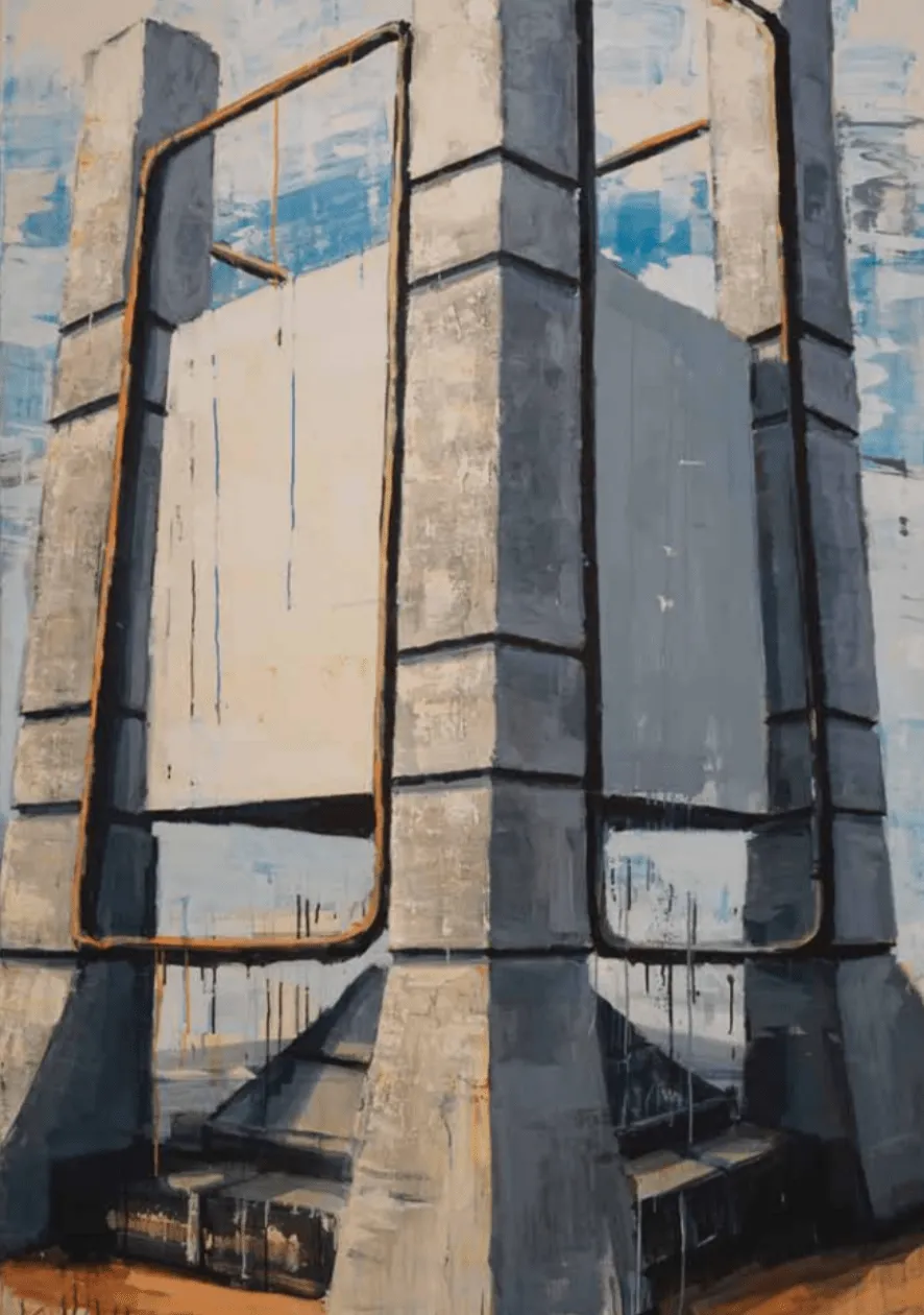 Omar Fakhoury, Man Raising His Finger, 2016