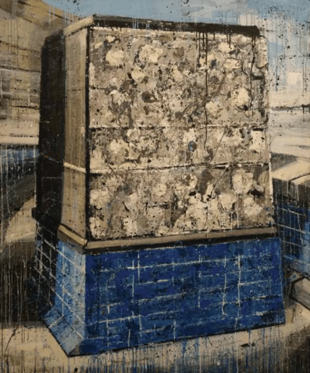 Omar Fakhoury, Man Holding the Constitution I , 2016