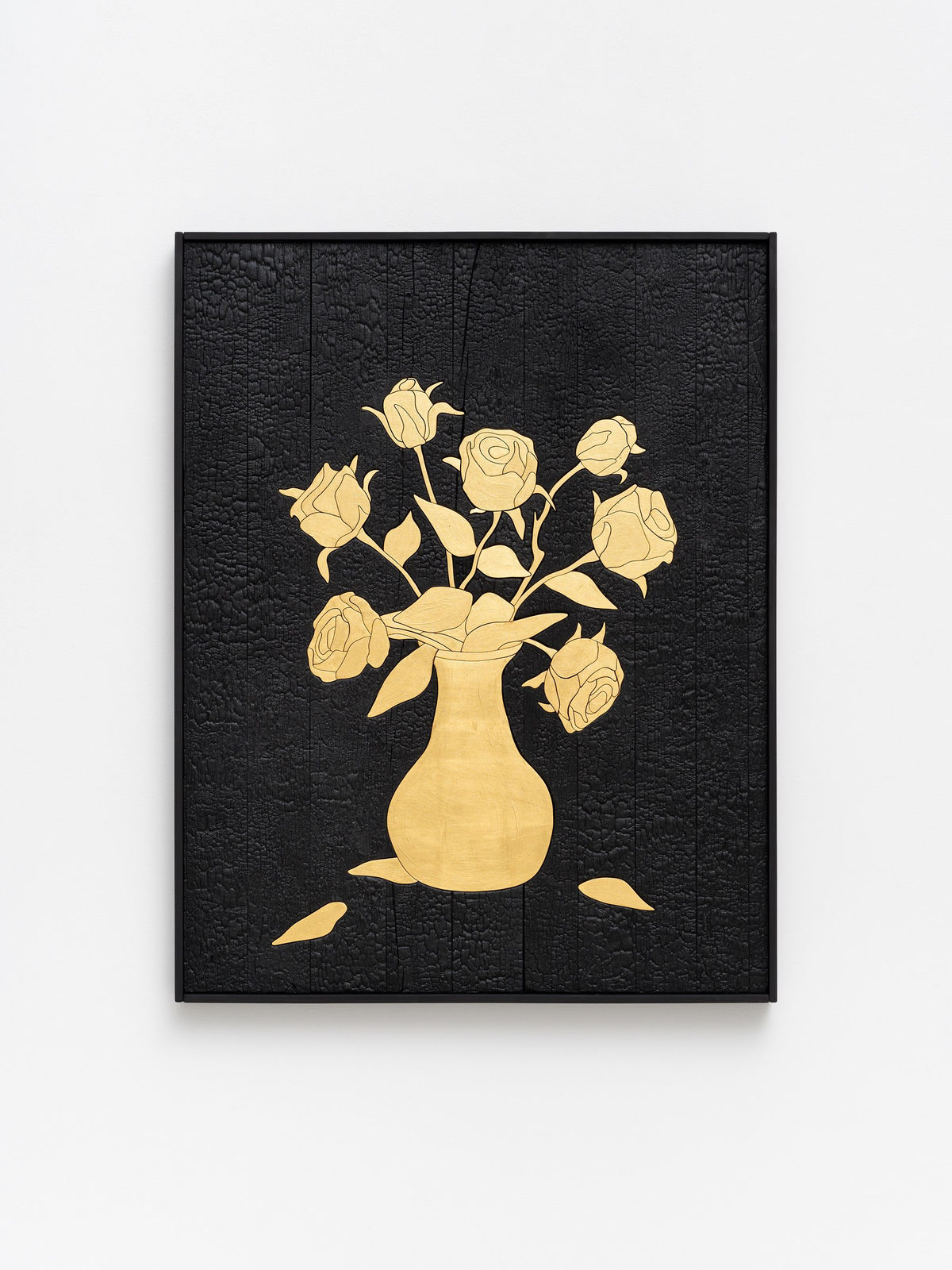 Laurent Pernot, Les rêves noirs – Golden flowers, 2025