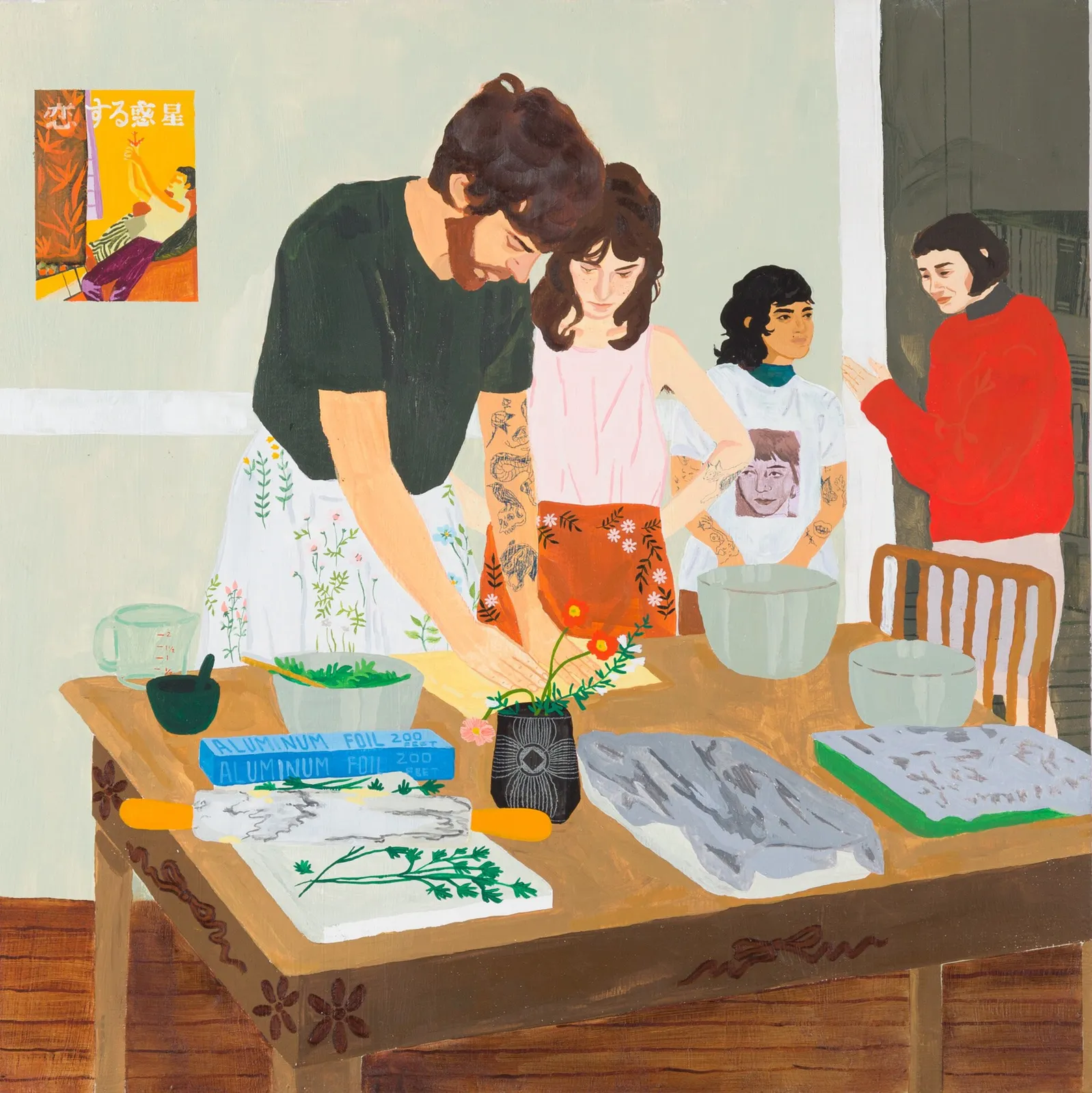 Dianna Settles, They came to eat the moon again (does anyone feel like cooking this week?), 2021