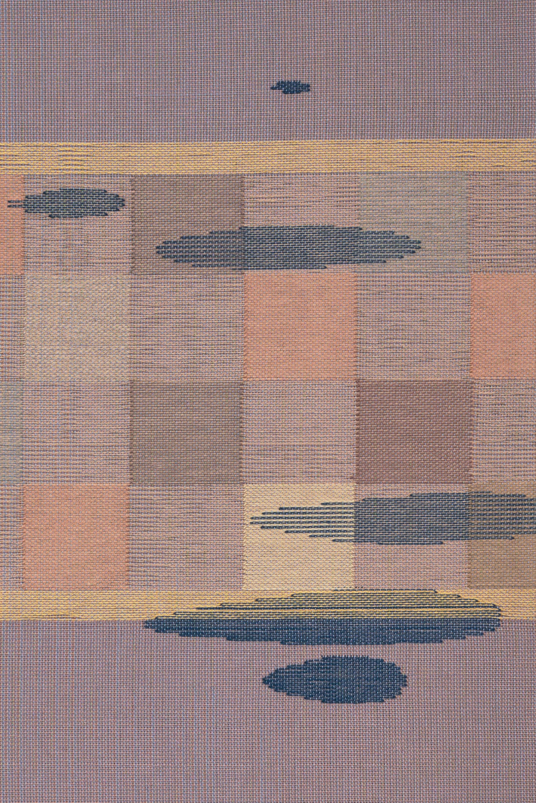 Miranda Fengyuan Zhang, Blue ponds, yellow grids, 2023