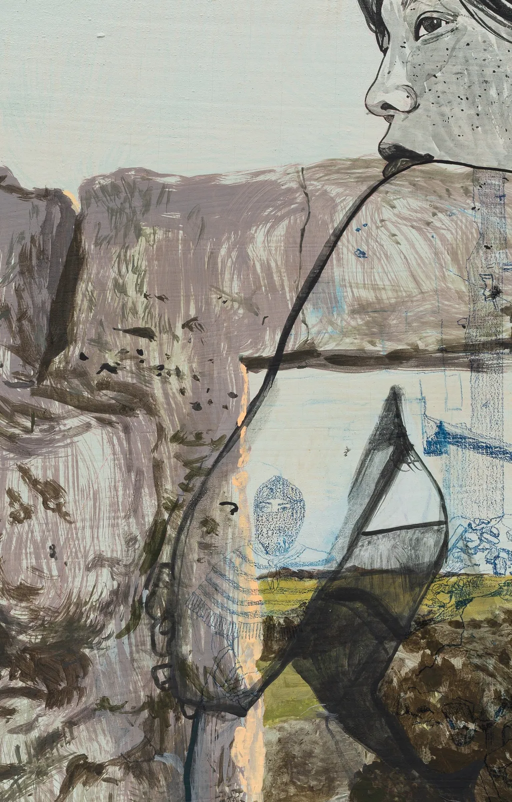 Dianna Settles, Self annihilation alongside the rubble, 2024