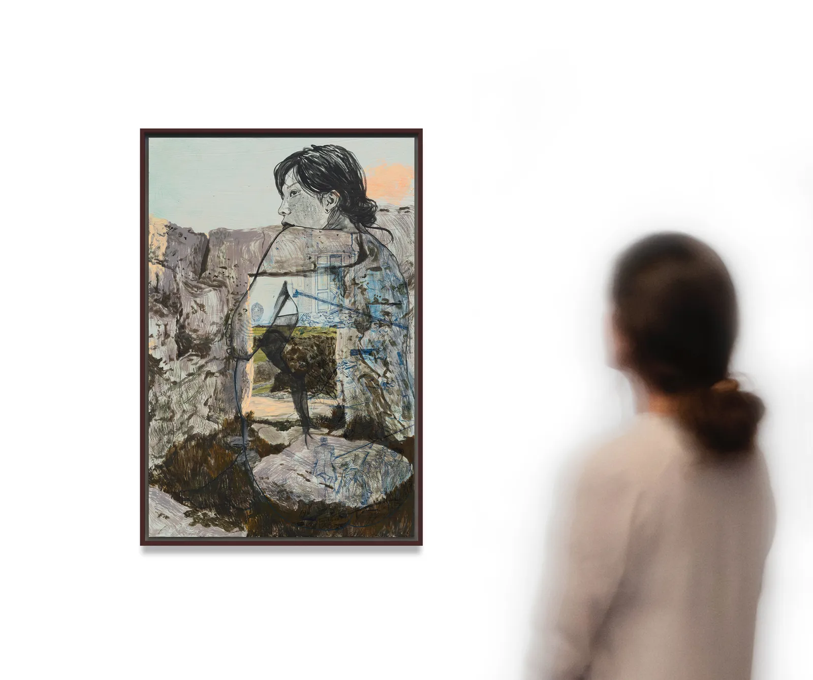 Dianna Settles, Self annihilation alongside the rubble, 2024