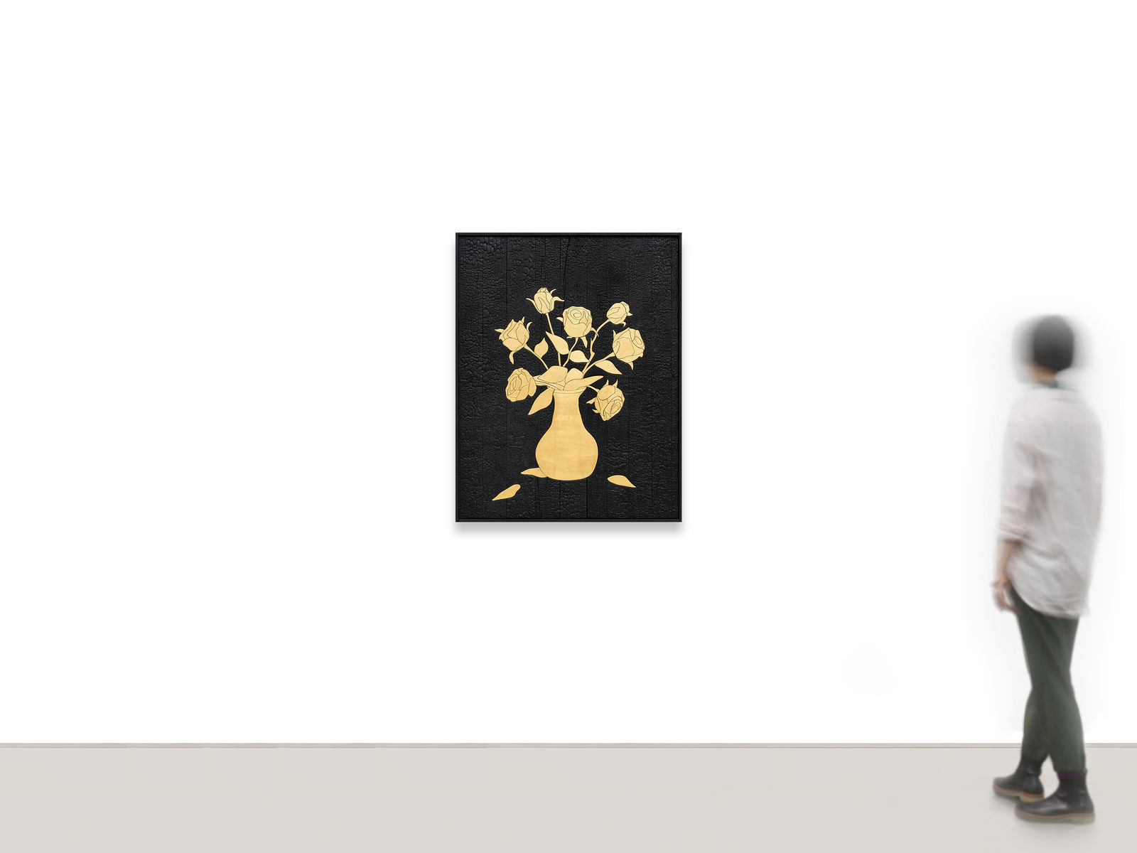 Laurent Pernot, Les rêves noirs – Golden flowers, 2025