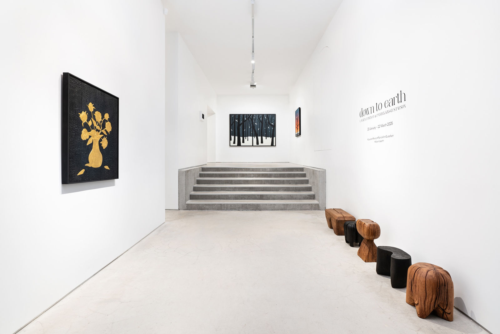 Laurent Pernot, Les rêves noirs – Golden flowers, 2025