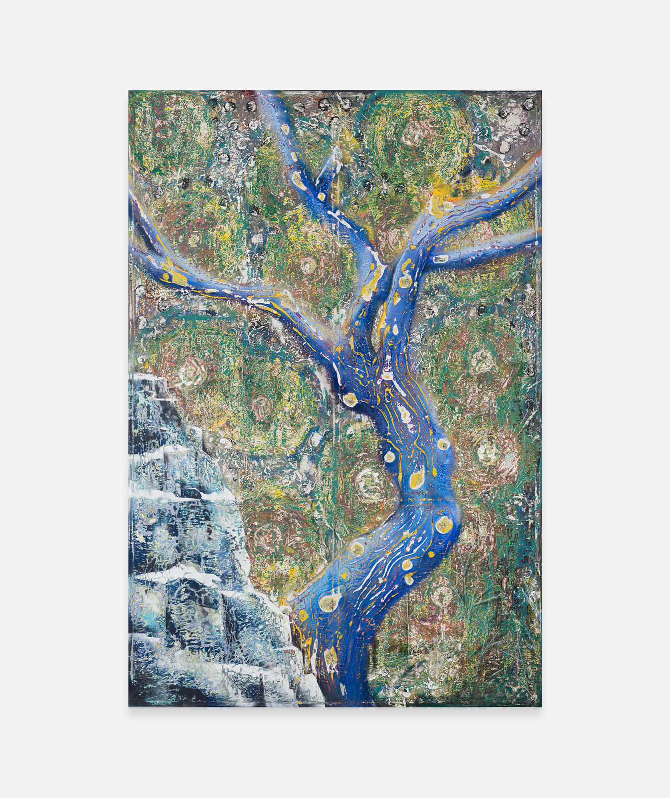 Dennis Miranda Zamorano, A tree and a rock (conversations about time), 2023