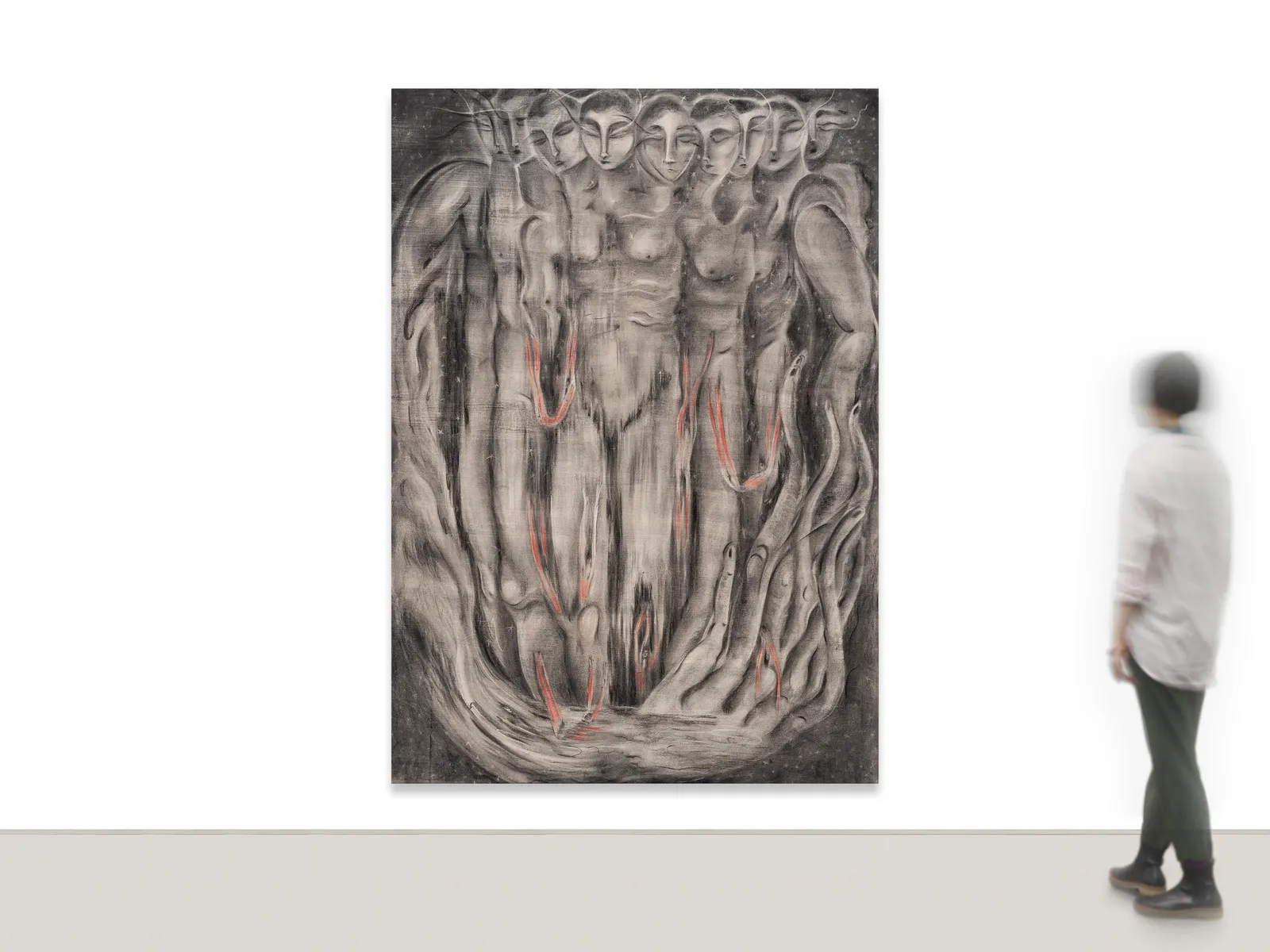 Kinga Bartis, Descending colors of bodies, 2024