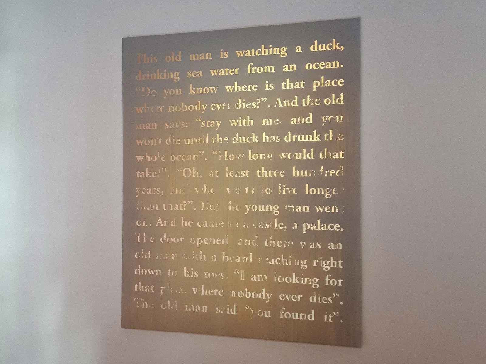 Laurent Pernot, I AM LOOKING FOR A PLACE WHERE NOBODY EVER DIES, 2020