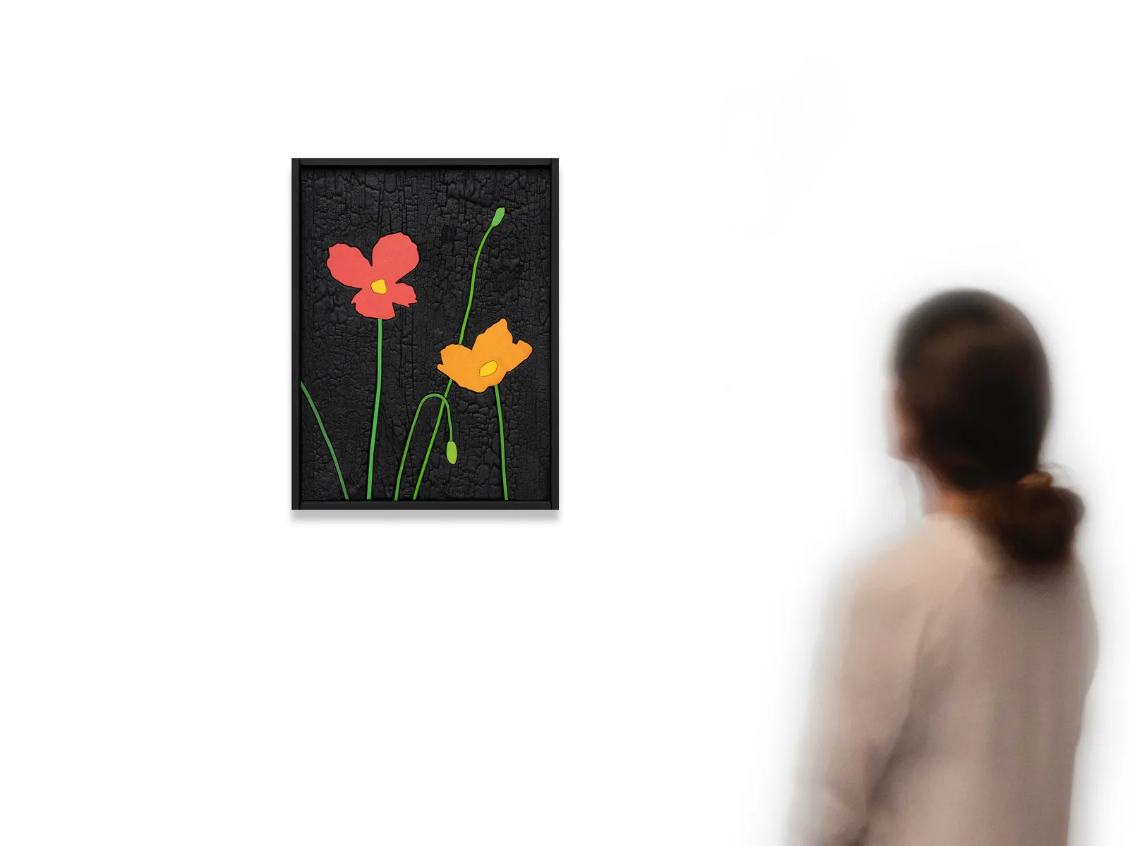 Laurent Pernot, Les rêves noirs – Fire poppies, 2025