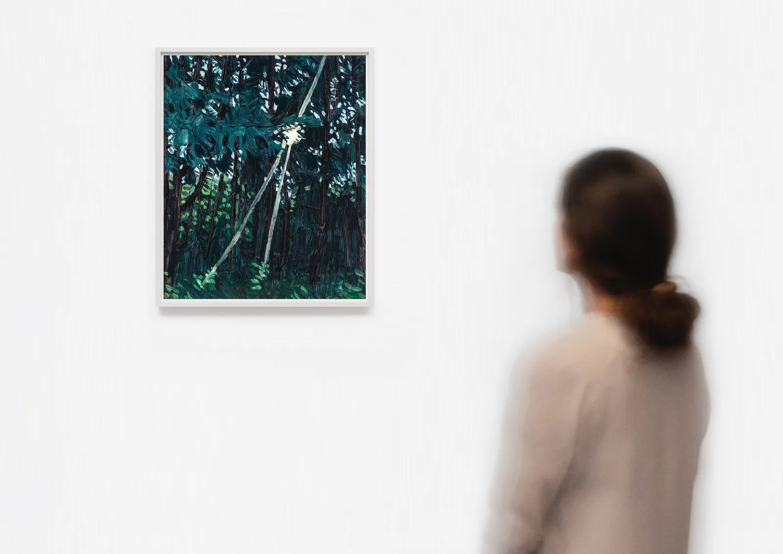 Claudia Keep, Late Afternoon Light Through The Trees, 2022