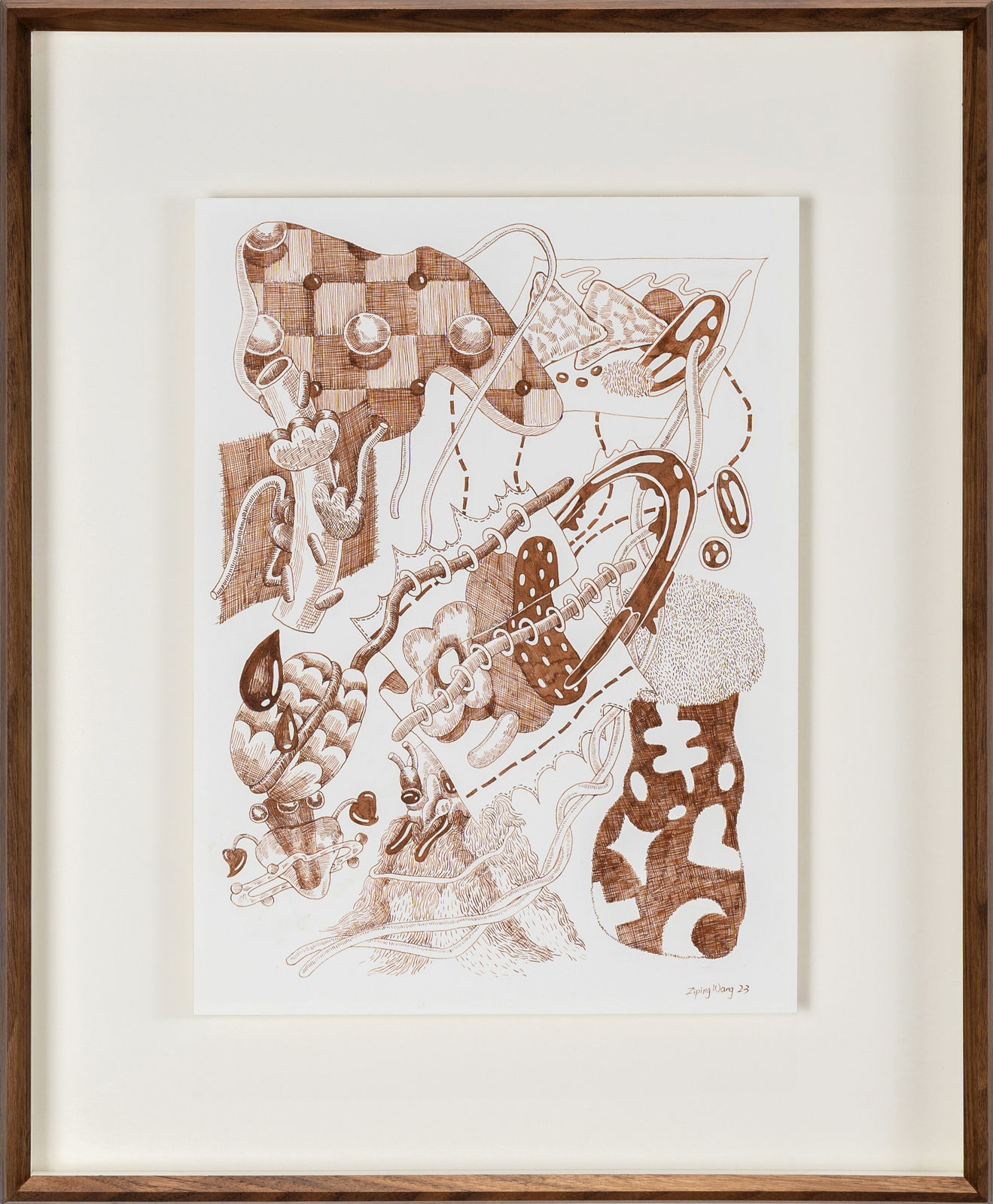 Ziping Wang, Drawing 202301, 2023