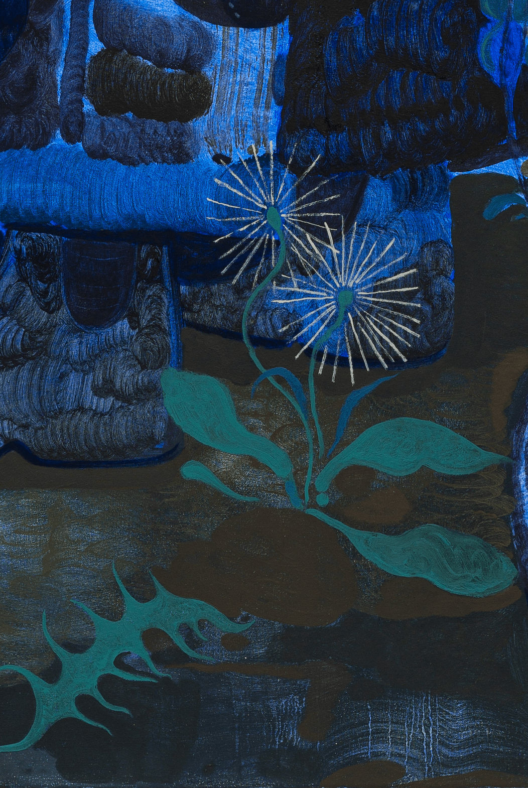 James Owens, Figure in Blue, 2023