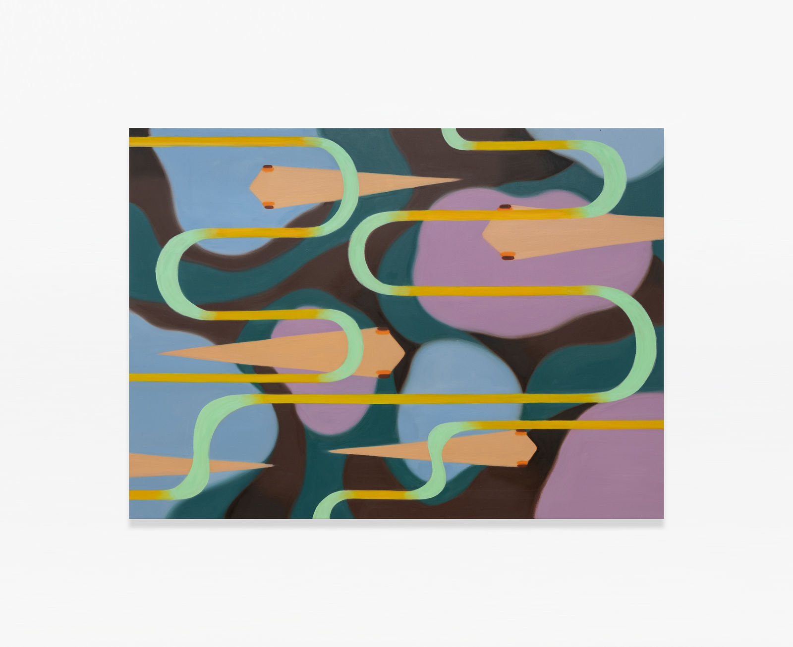 Yang Semine, Yellow Green Ripple, 2022