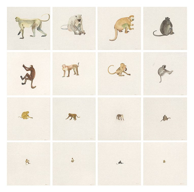 ZHAI Liang, 两岸猿声啼不住 With Monkeys’ Sad Adieus the Riverbanks Are Loud, 2018