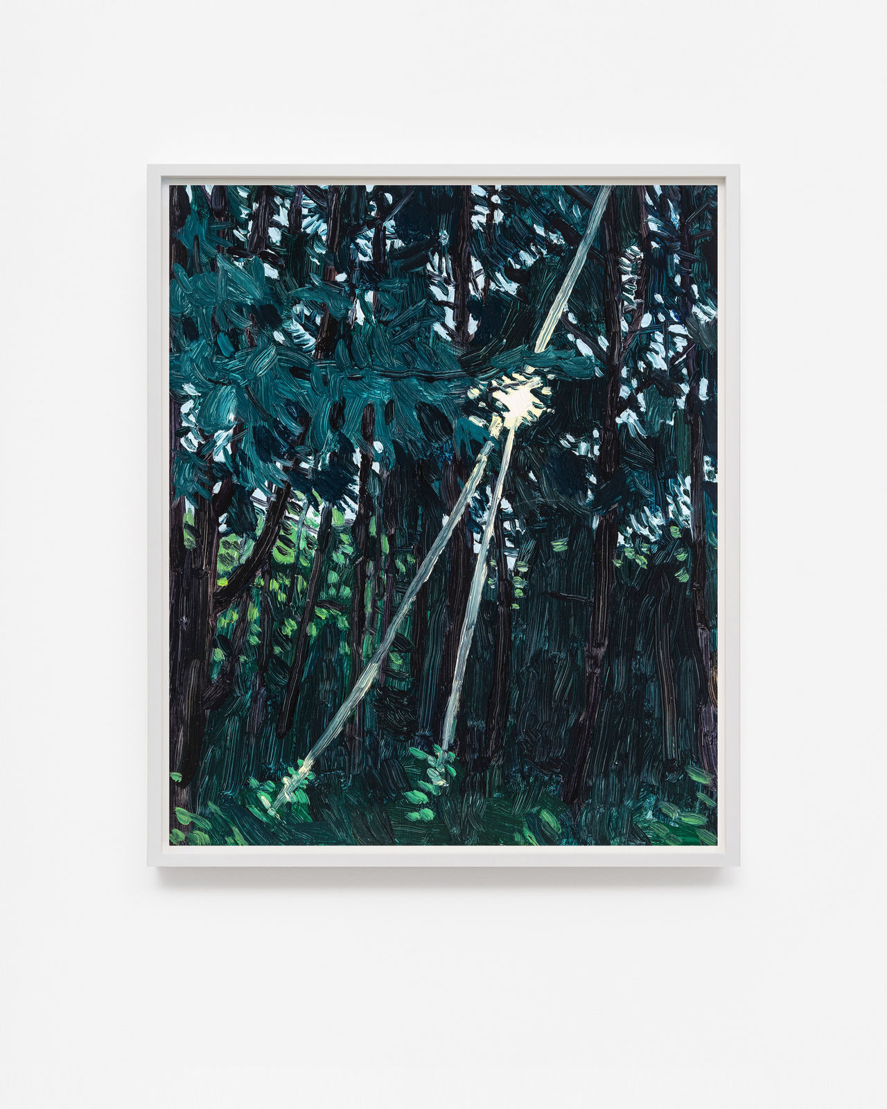 Claudia Keep, Late Afternoon Light Through The Trees, 2022