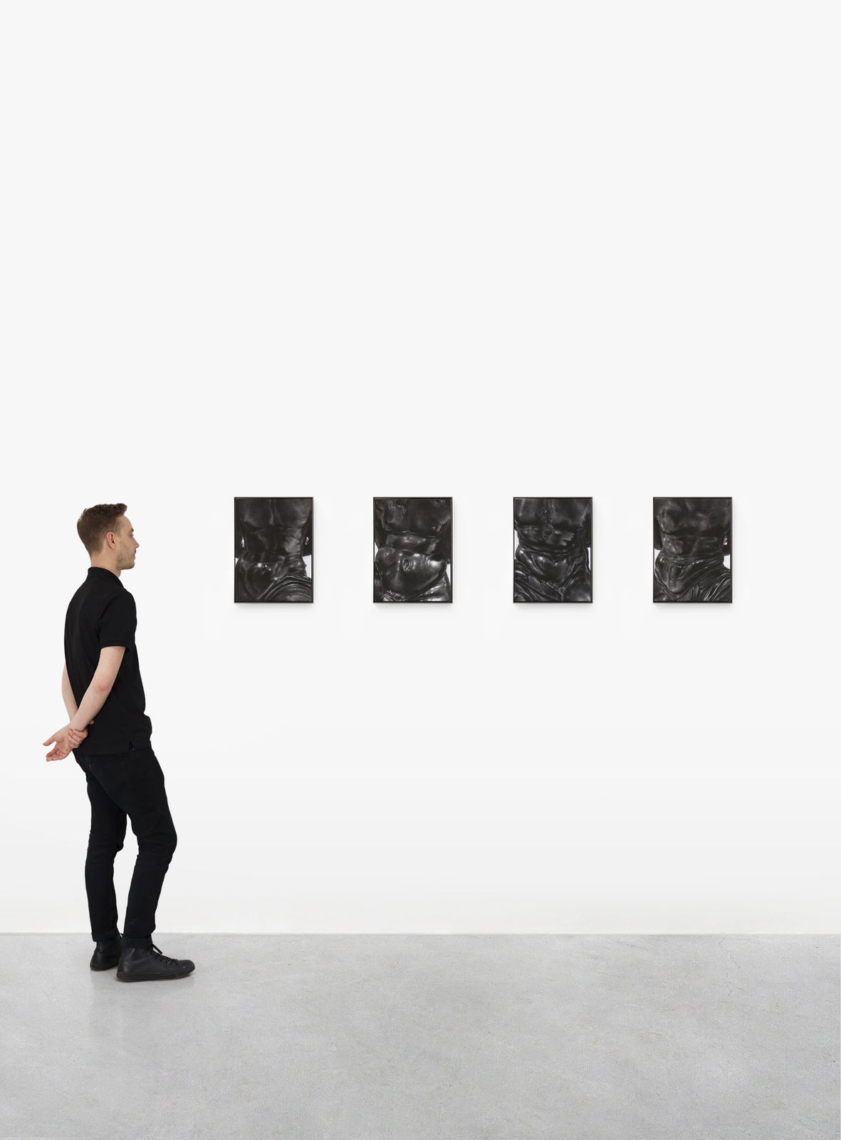 ZHANG Yunyao, Emotion Study (quadriptych), 2020