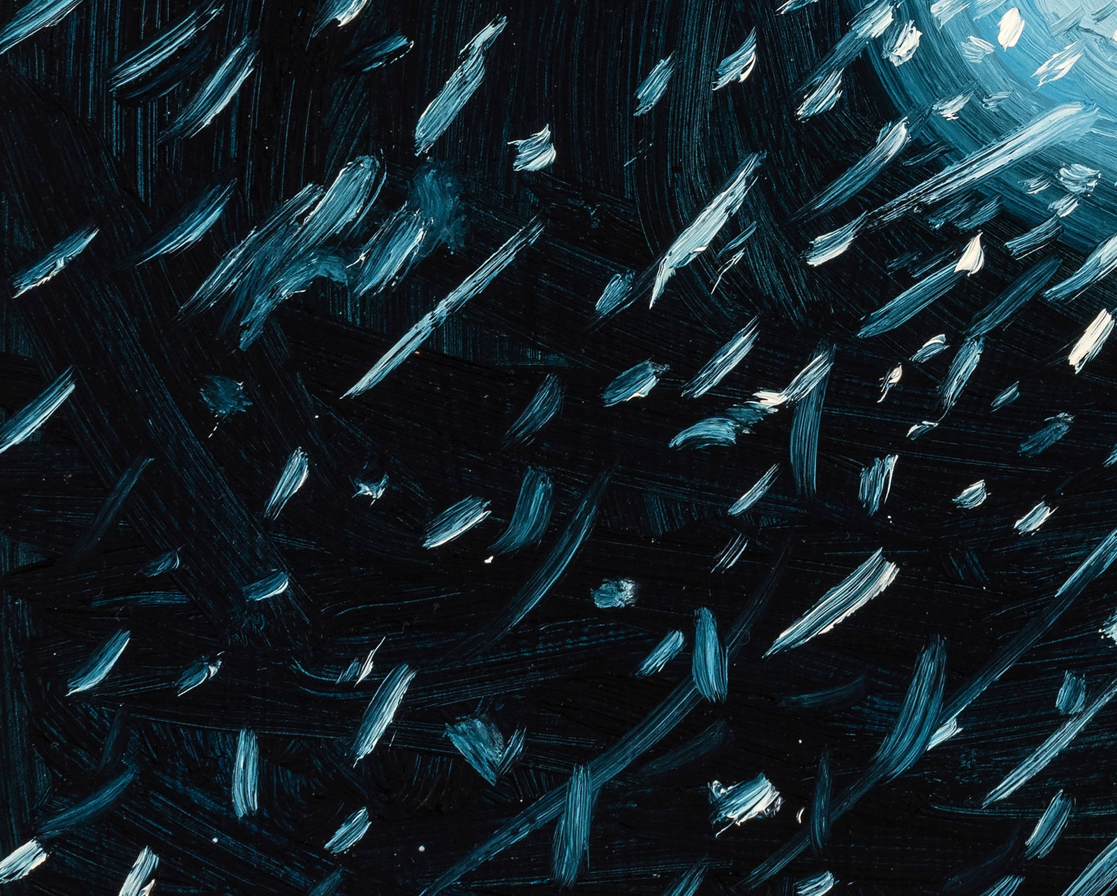 Claudia Keep, Looking Up on a Snowy Night in February, 2023