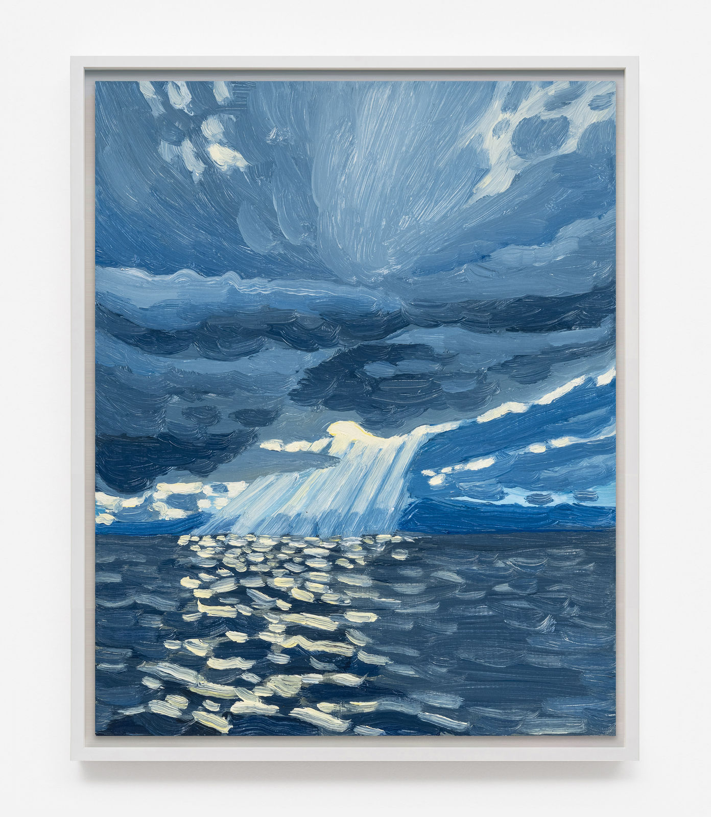 Claudia Keep, August 30th, 5:44 PM, Sun Beams Over Lake Champlain, 2024