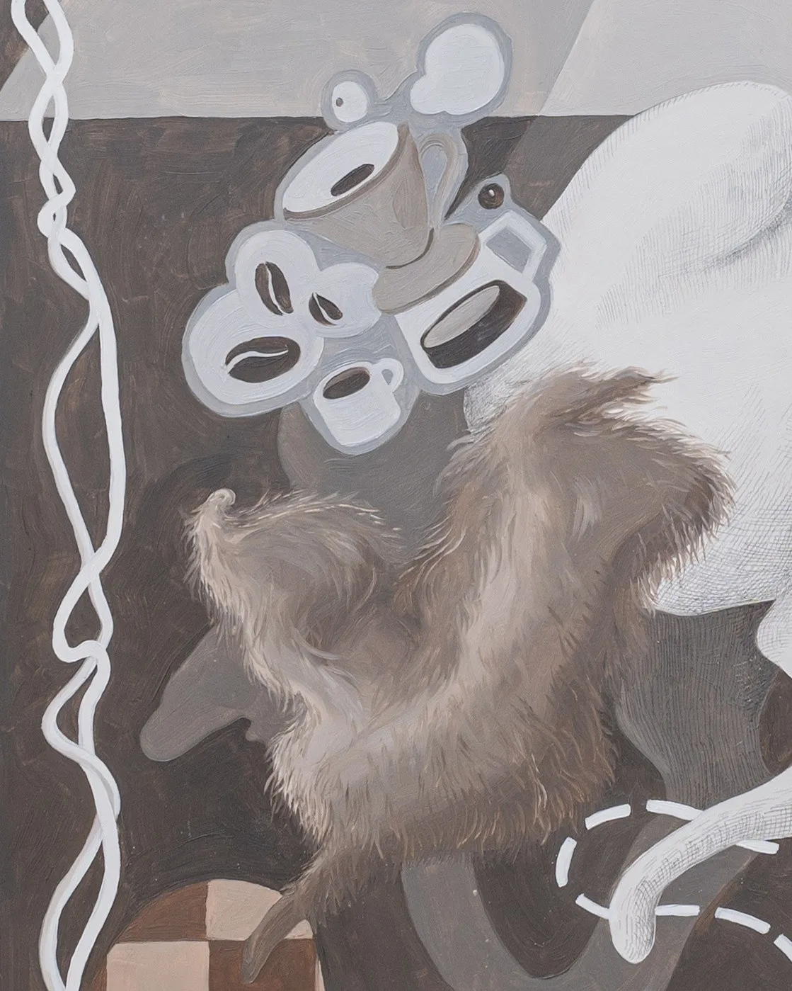 Ziping Wang, Velvet footstep, 2021