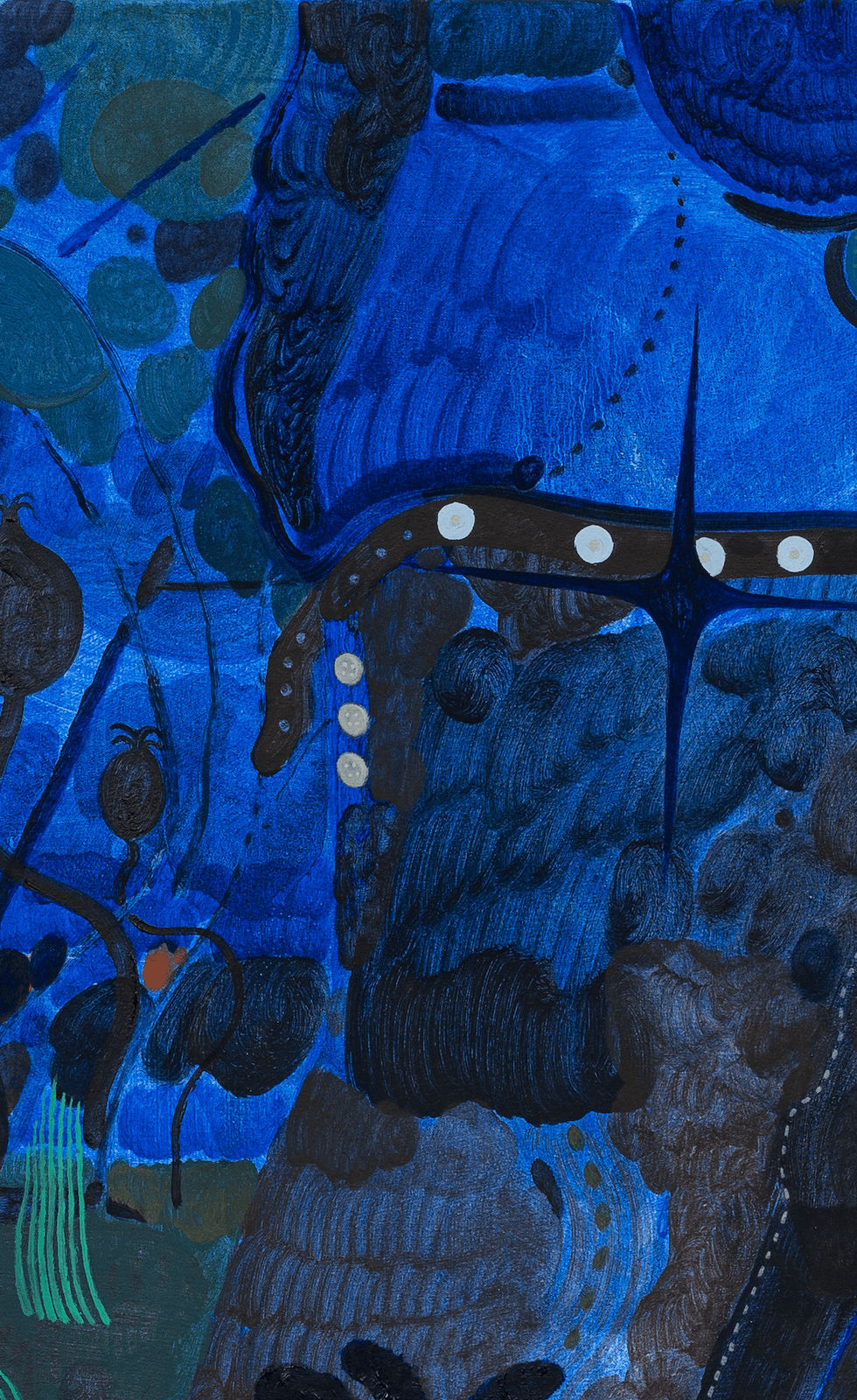 James Owens, Figure in Blue, 2023