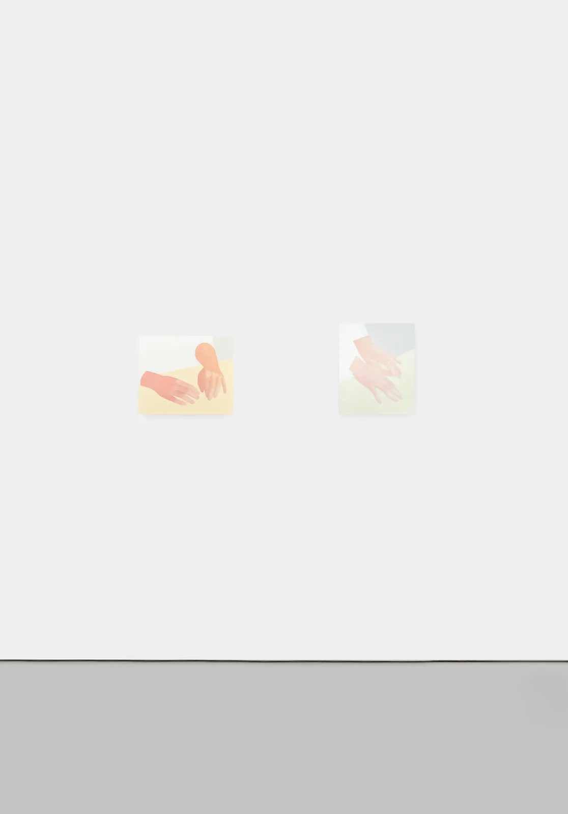 Manuel Stehli, Untitled (Pair of Hands 4), 2021