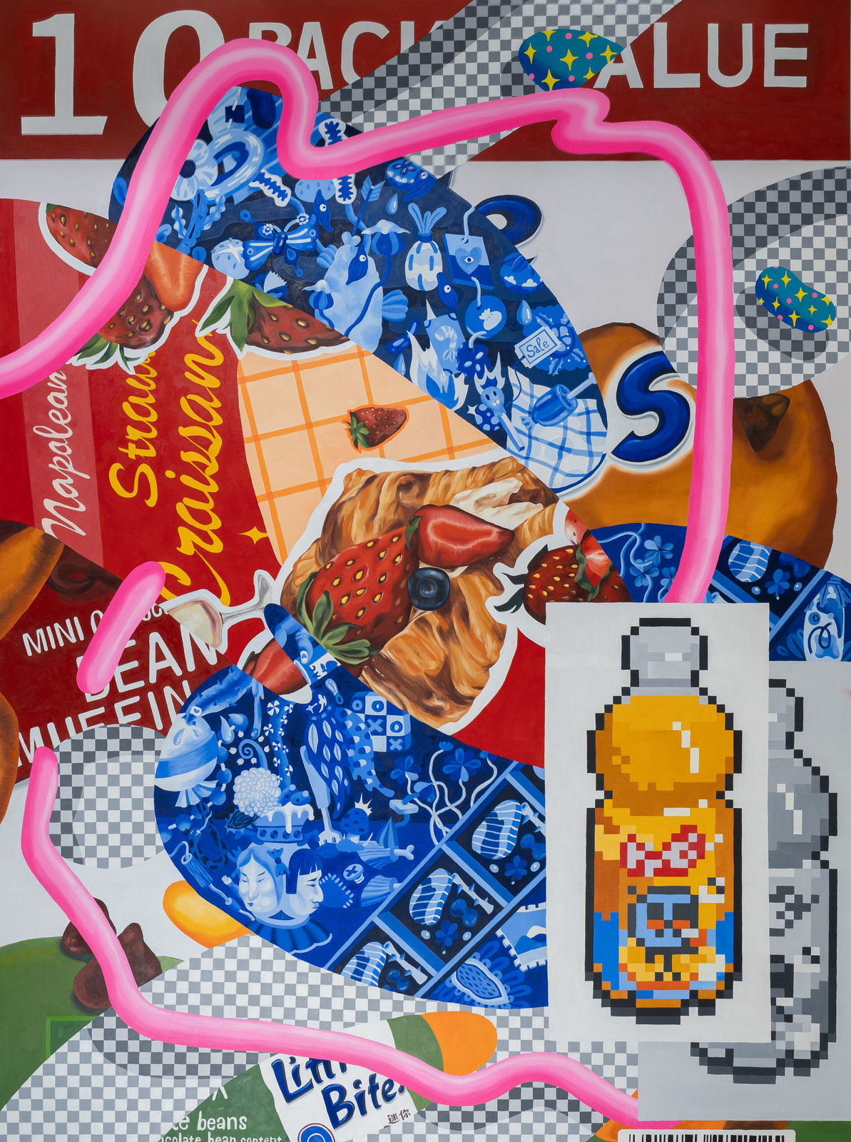 Ziping Wang, Warmth of cobalt, 2023