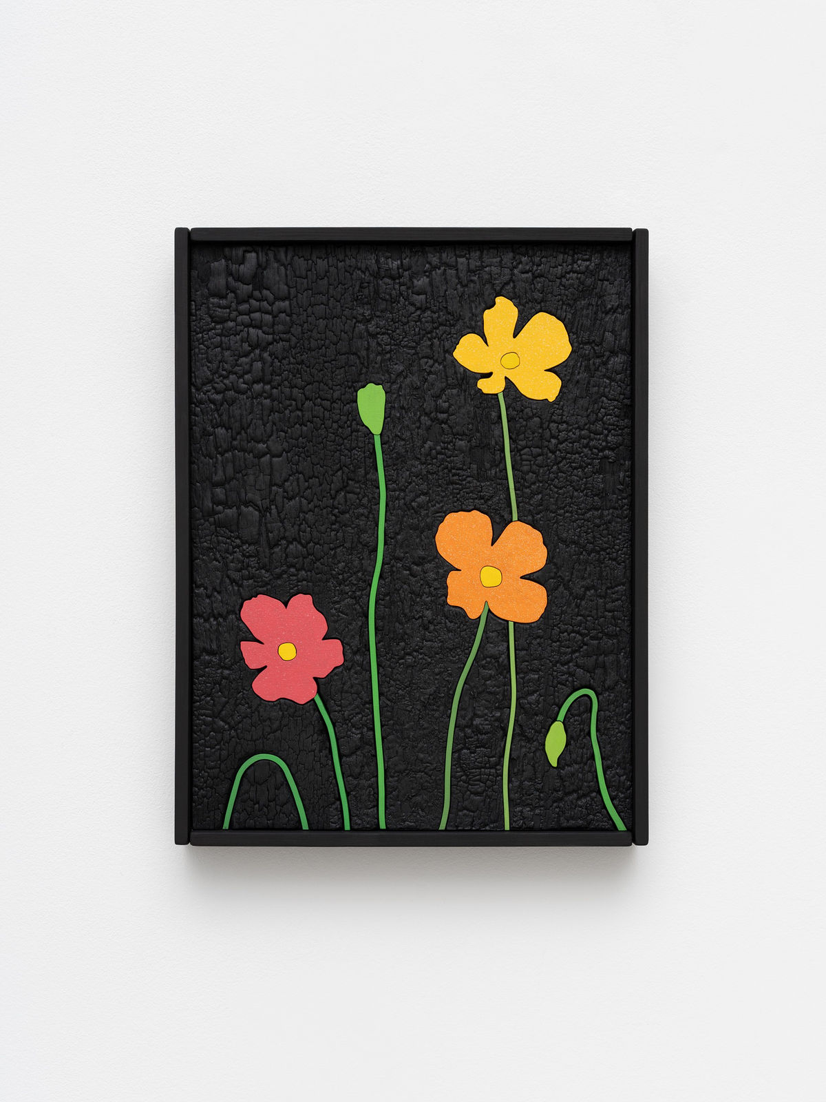 Laurent Pernot, Les rêves noirs – Fire poppies, 2025