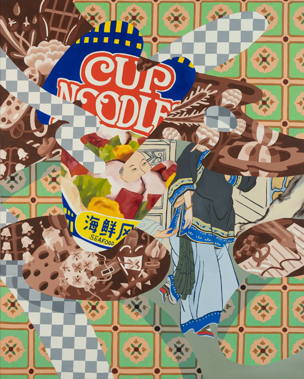 Ziping Wang, Teardrop is a shattered heart, 2023