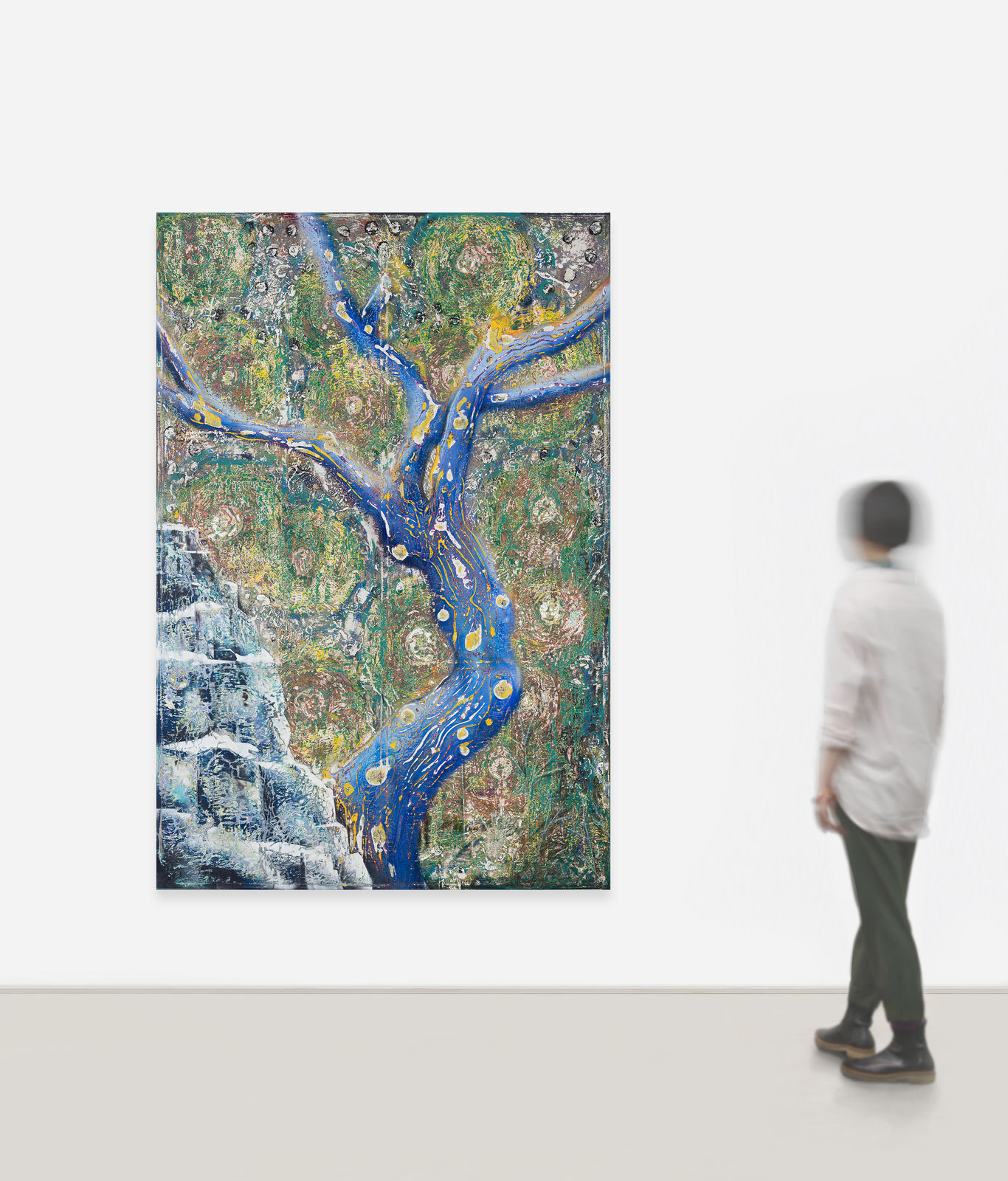 Dennis Miranda Zamorano, A tree and a rock (conversations about time), 2023