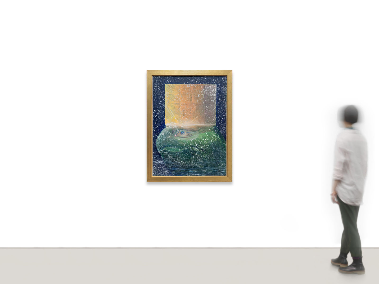 Ernst Fuchs, Chérubin comme un aigle dans l'univers, 2006