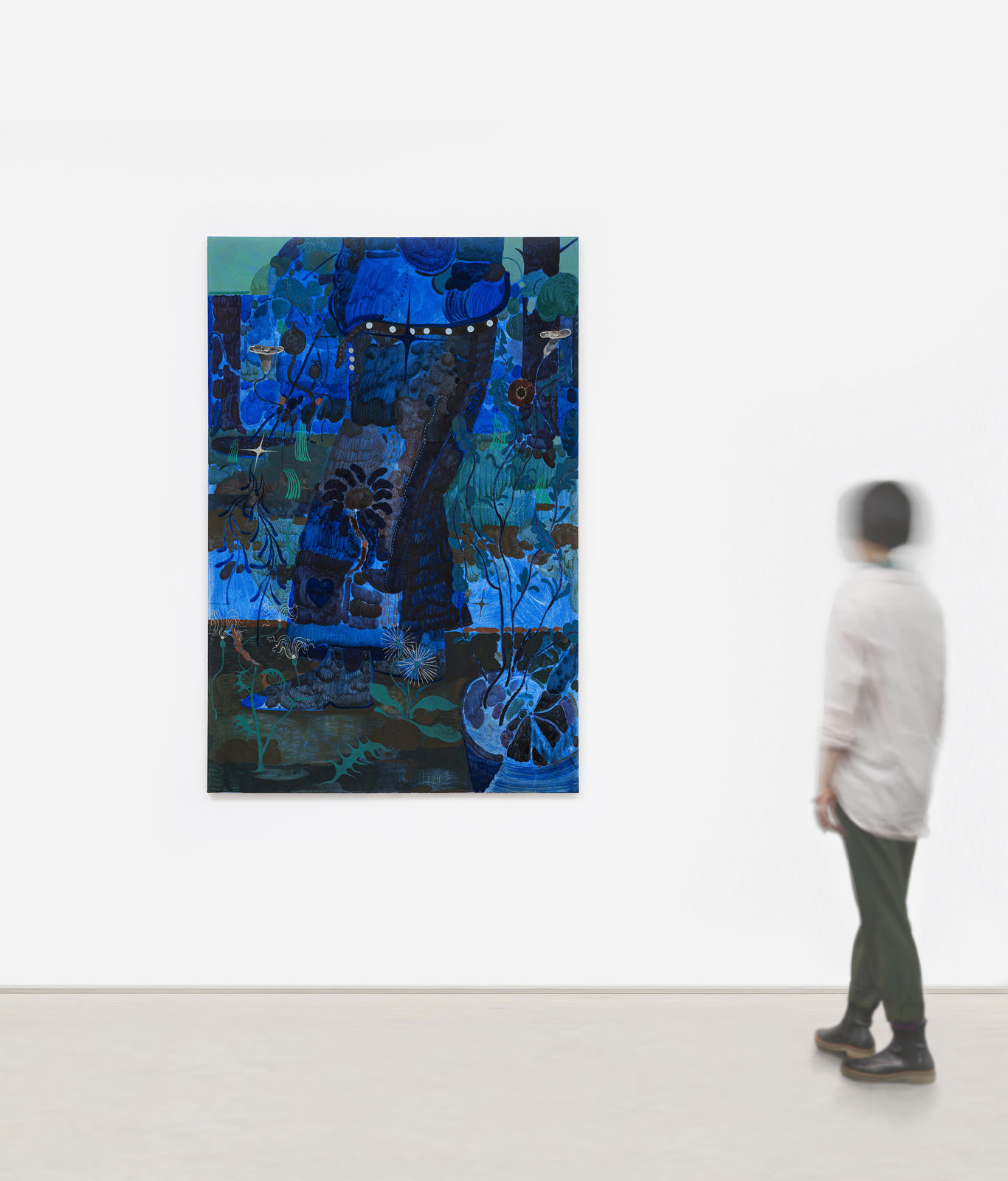 James Owens, Figure in Blue, 2023