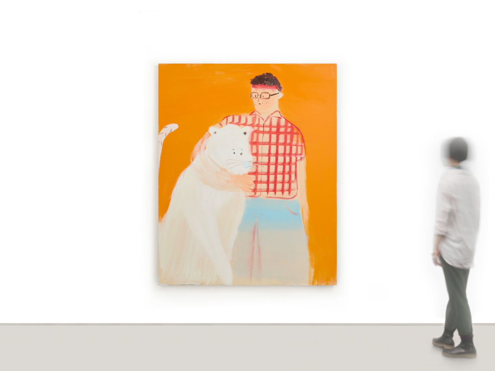 Shinya Azuma, Otaku with White tiger, 2025