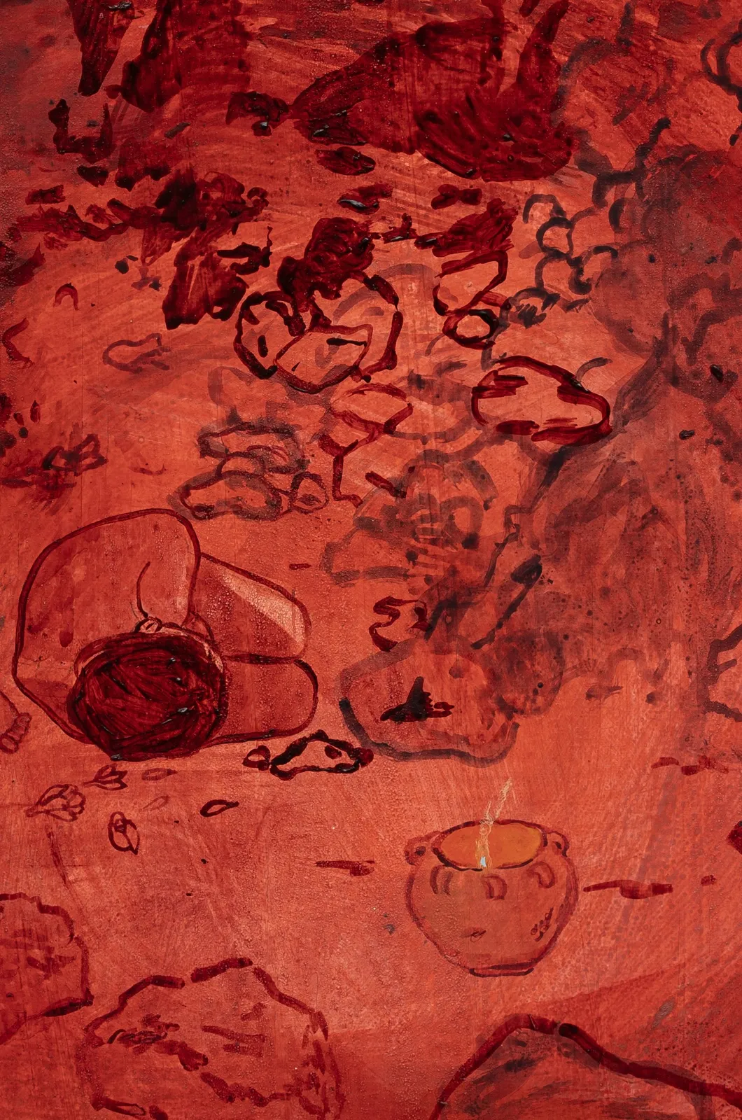 Dianna Settles, Awaiting the madder and crocus, 2024