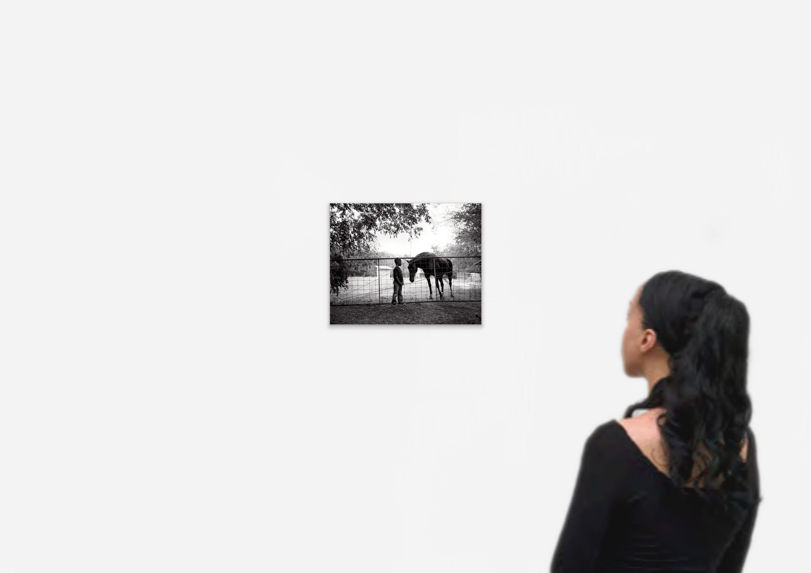 Isabelle Armand, Jeremy and horse at the plantation, 2013 - 2018