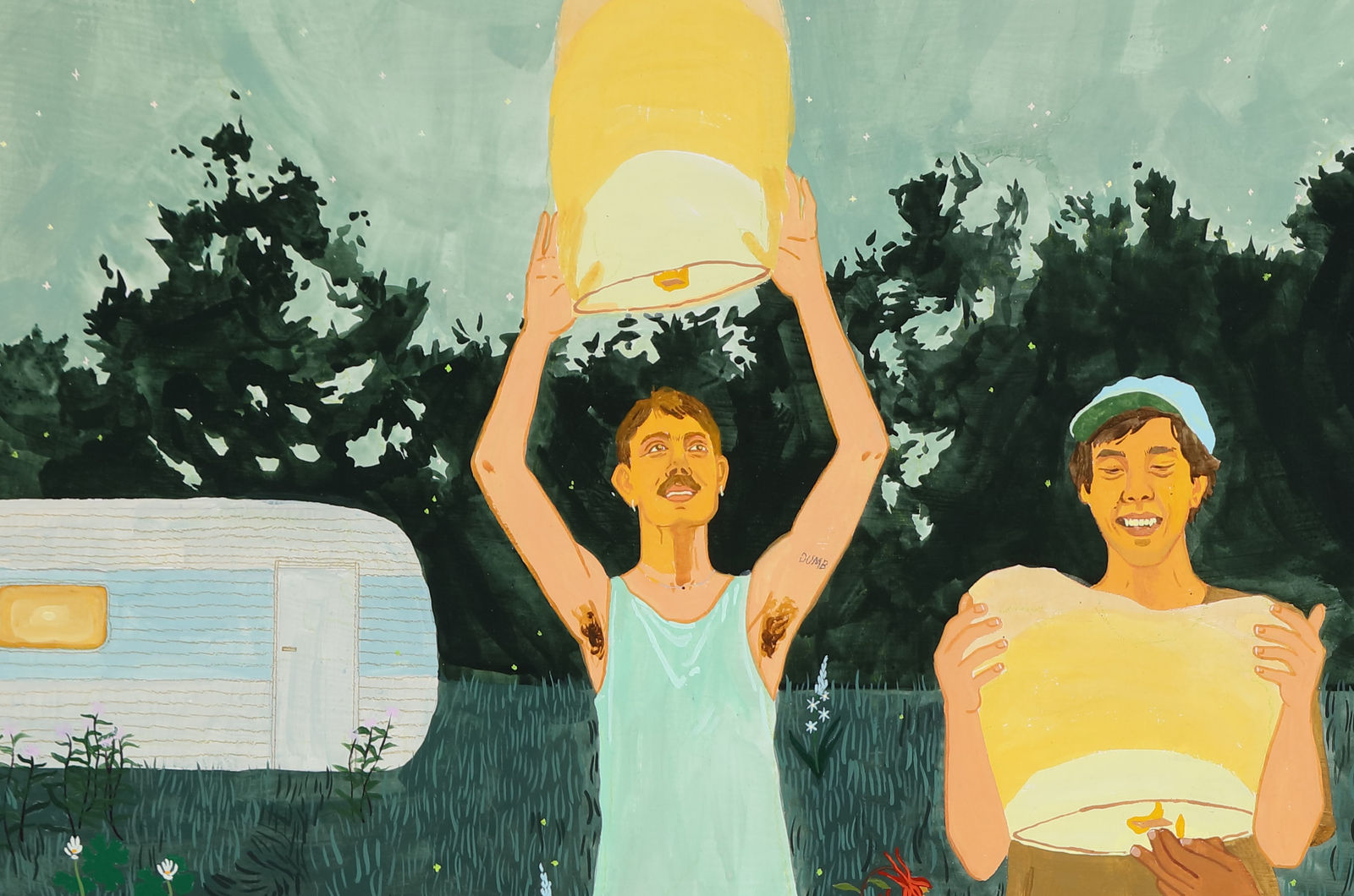 Dianna Settles, How the world this summer was full of flowers. The fireflies are waiting, 2023