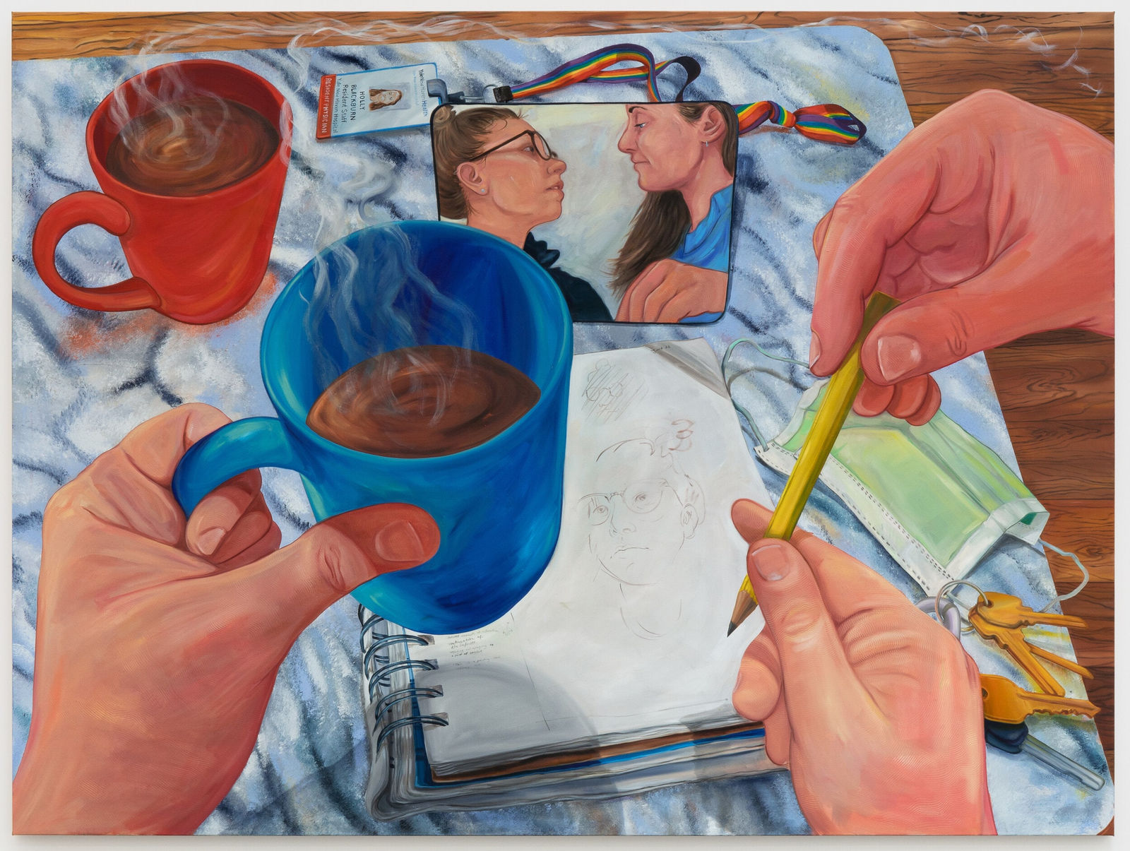 Rebecca Ness, "Put the pencil down my love", 2020