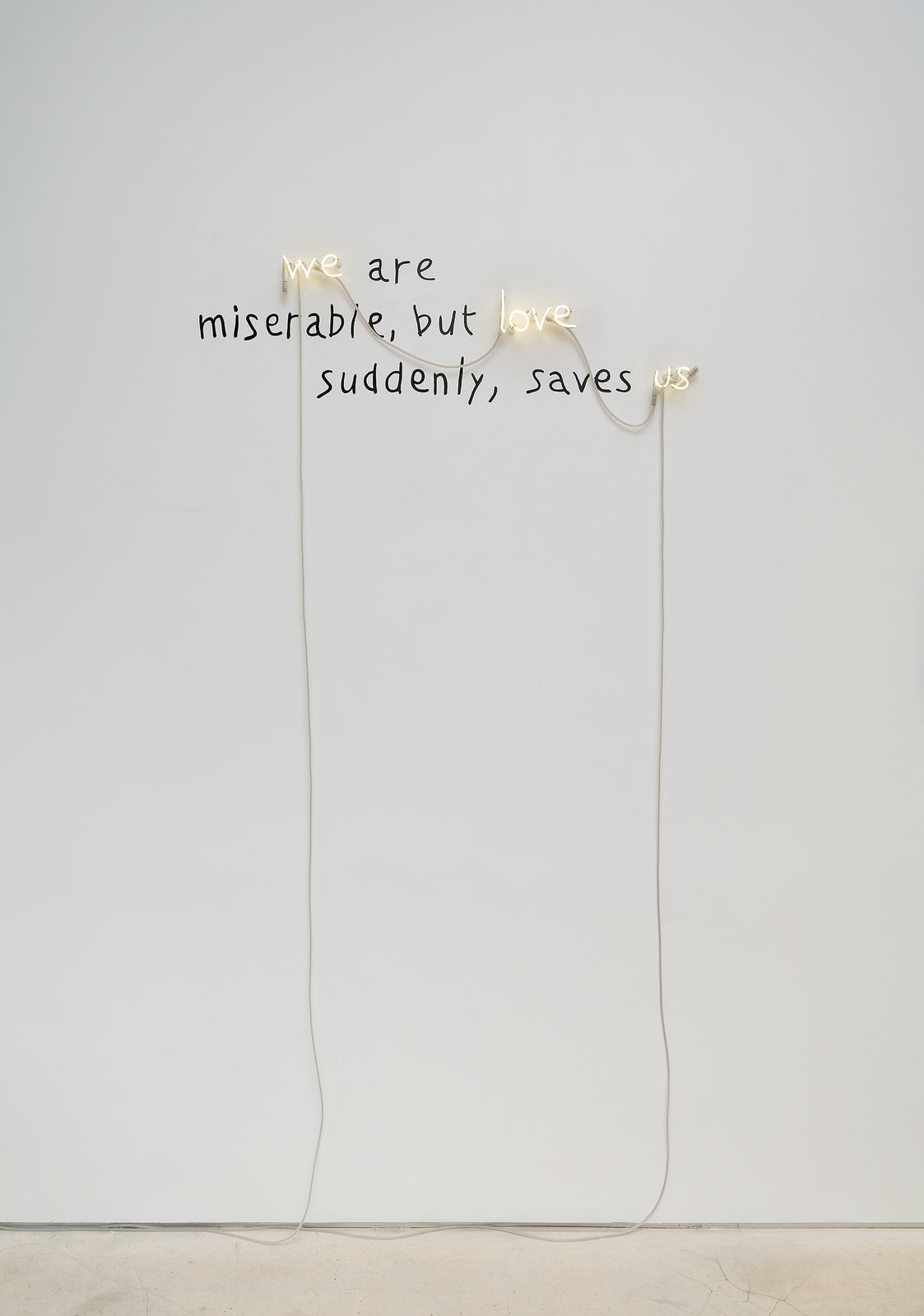 Laurent Pernot, We are miserable, but love, suddenly, saves us, 2022