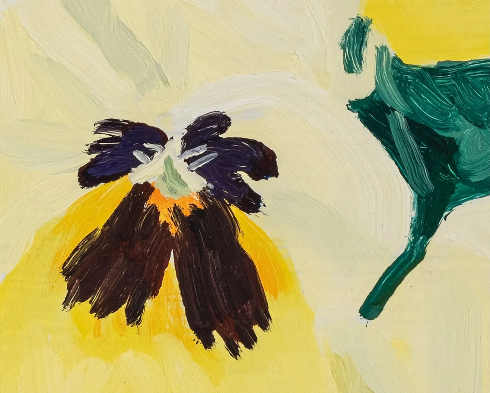 Claudia Keep, May 30th, 5:53 PM, Yellow Pansies, 2024