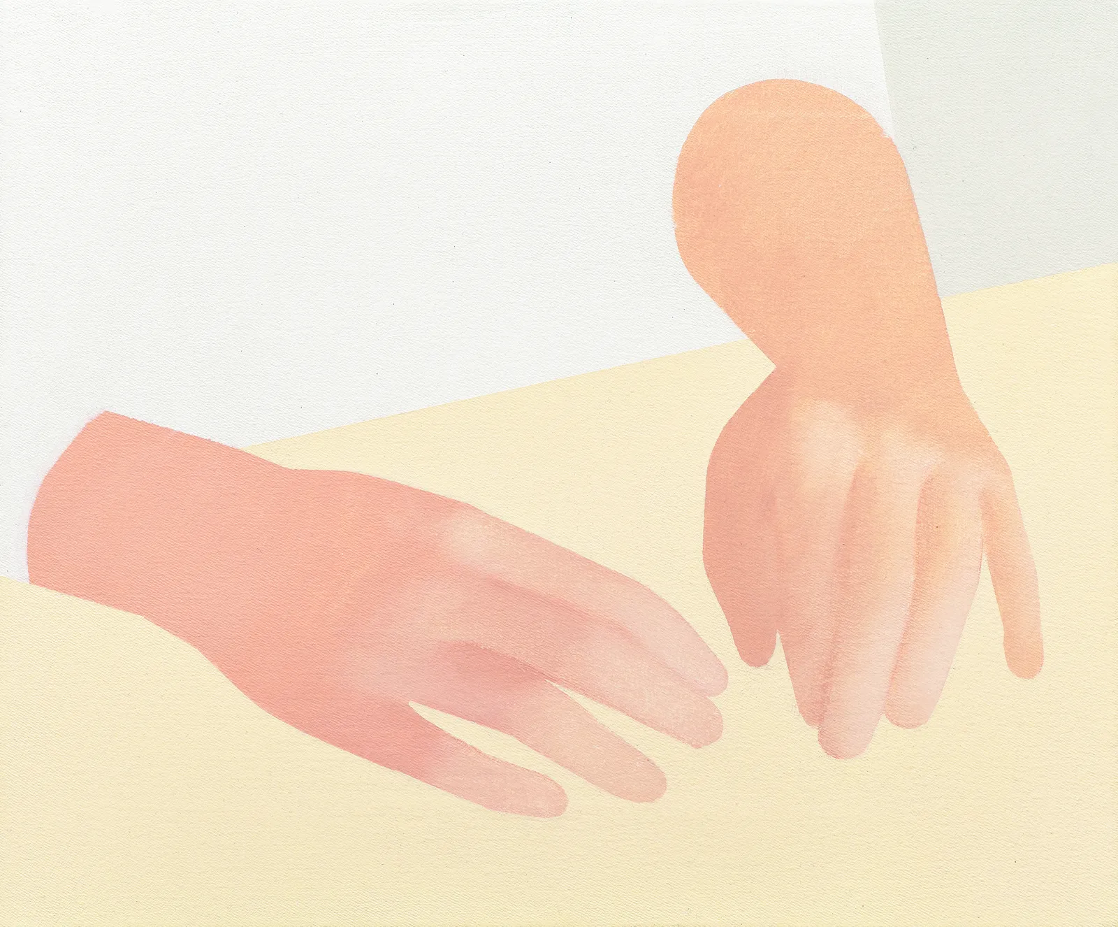 Manuel Stehli, Untitled (Pair of Hands 4), 2021