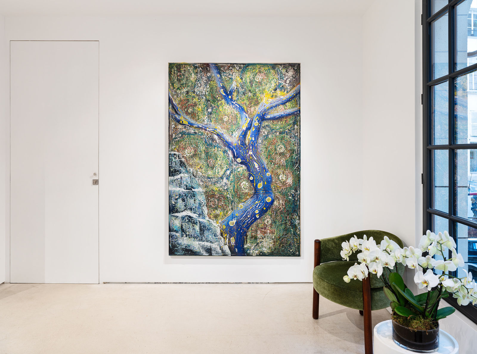 Dennis Miranda Zamorano, A tree and a rock (conversations about time), 2023