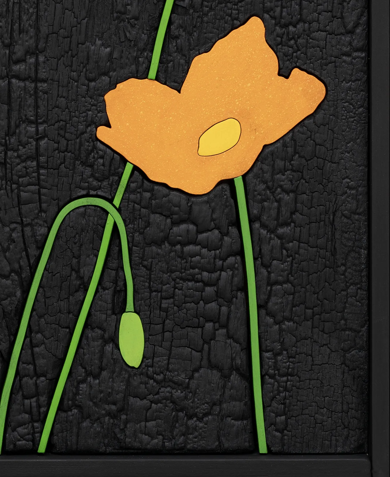 Laurent Pernot, Les rêves noirs – Fire poppies, 2025