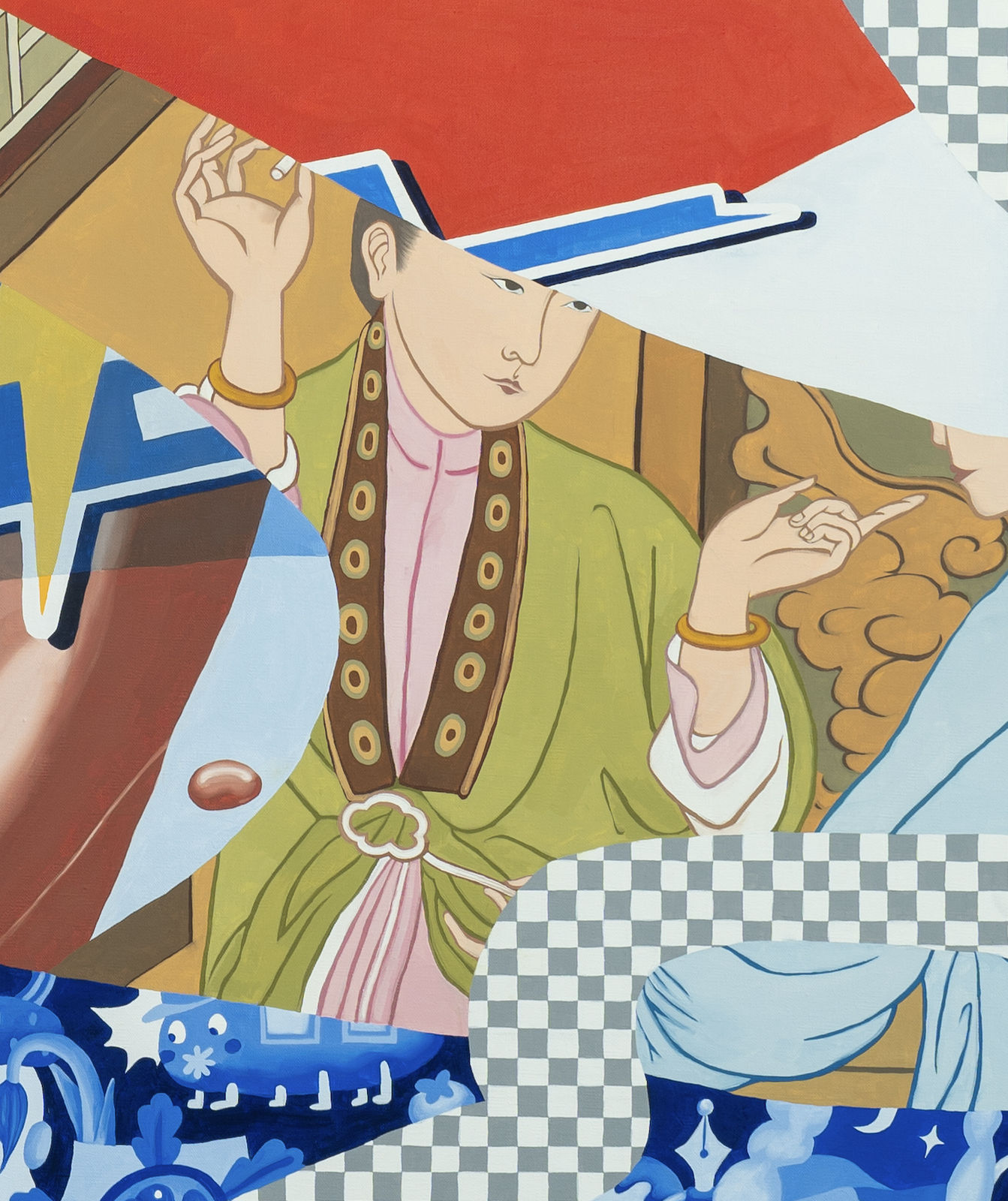 Ziping Wang, My memory of summer night is a cup of moonshine 我对于夏日夜晚的回忆是一杯月酿, 2023